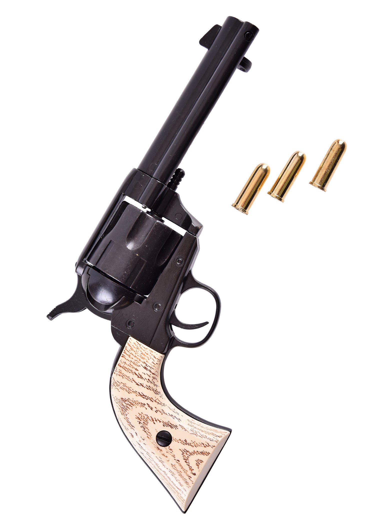 Imagen única de: Revólver Colt Corto .45, Usa 1873, Negro/marfil, Réplica