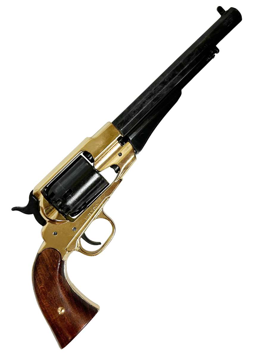 Imagen única de: Réplica Revolver Remington 1858 Perkussionsrevolver No Funcional Salvaje Oeste