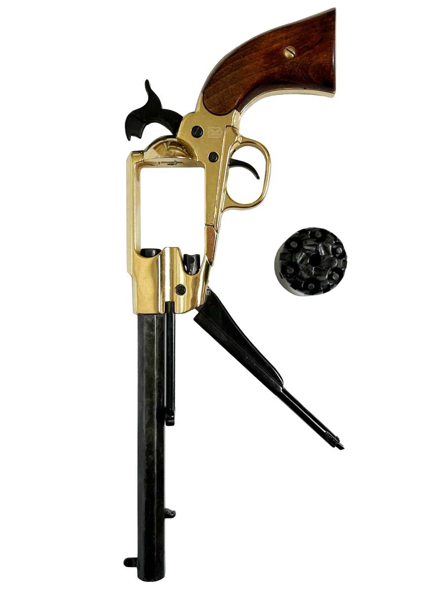 Imagen única de: Réplica Revolver Remington 1858 Perkussionsrevolver No Funcional Salvaje Oeste