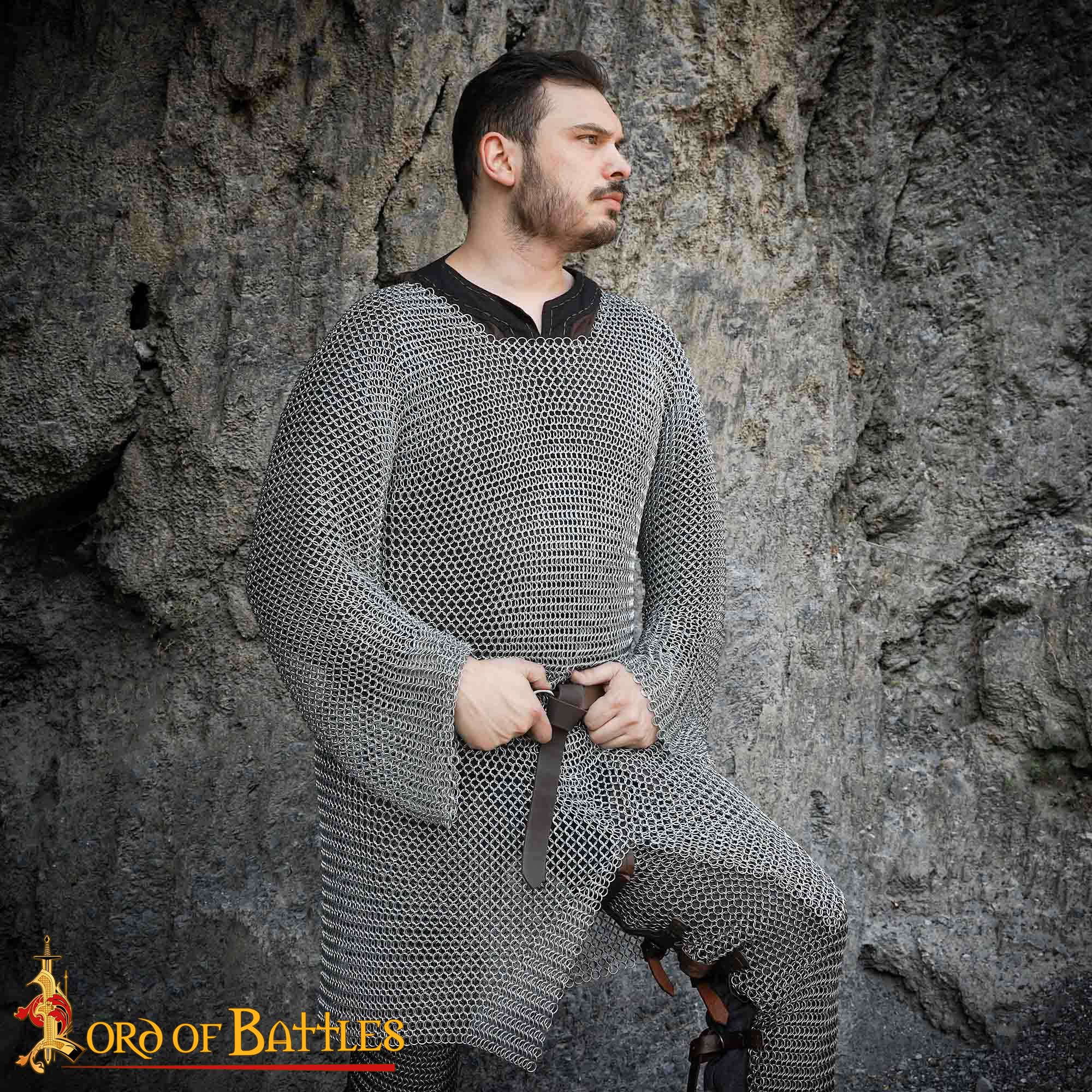 Cota de malla 10 mm (cal.16) - acero, tejido 4-en-1 - imagen 13