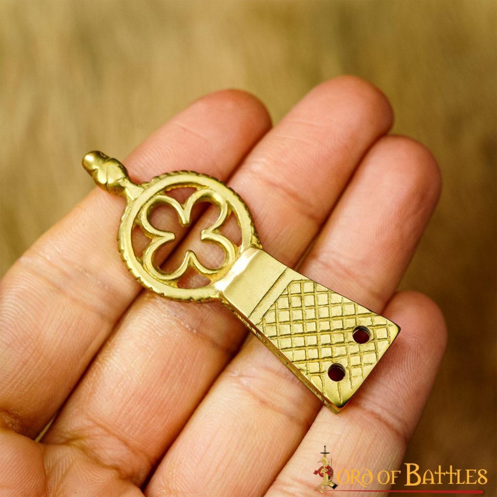 Imagen única de: Chape de Latón Macizo Puro Quatrefoil Juego de 5