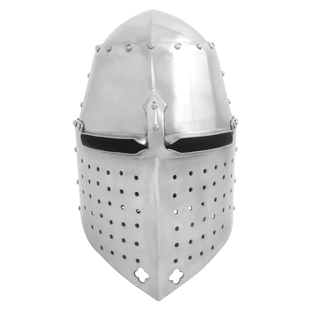 Gran yelmo de Sir Richard Pembridge (s. XIV) con acolchado