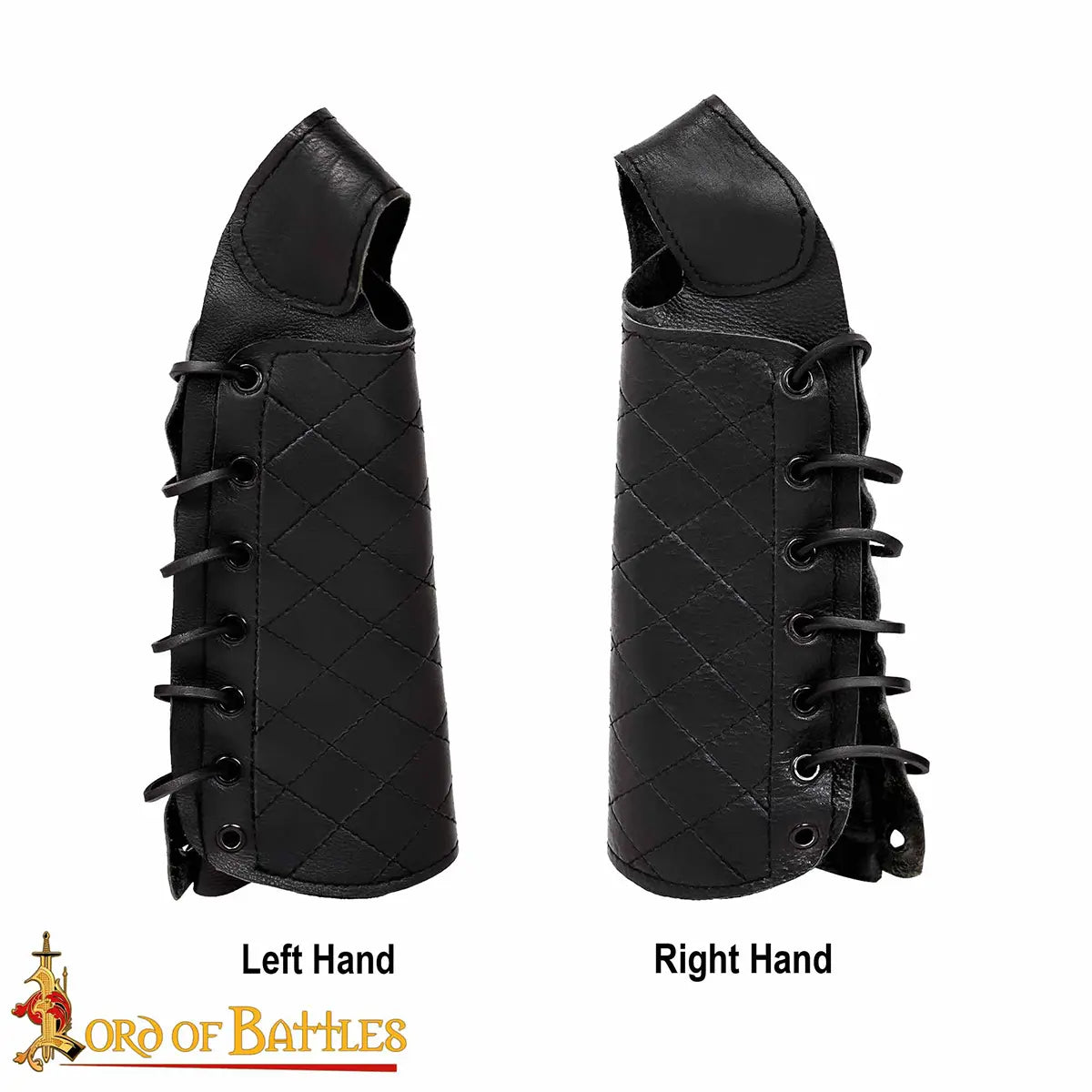 Brazal de cuero acolchado para arquería con protector de pulgar