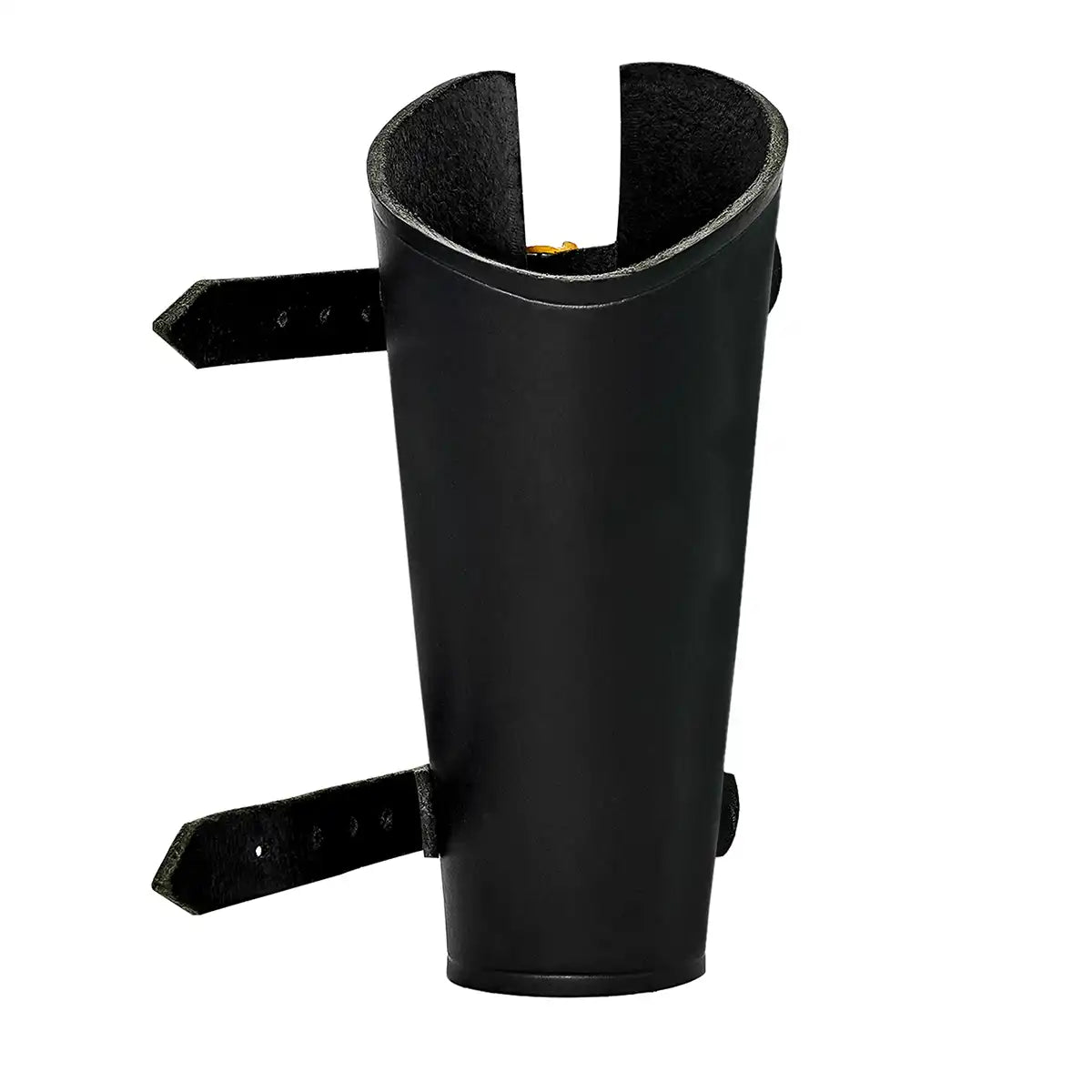 Brazales de cuero para arquería - Negro
