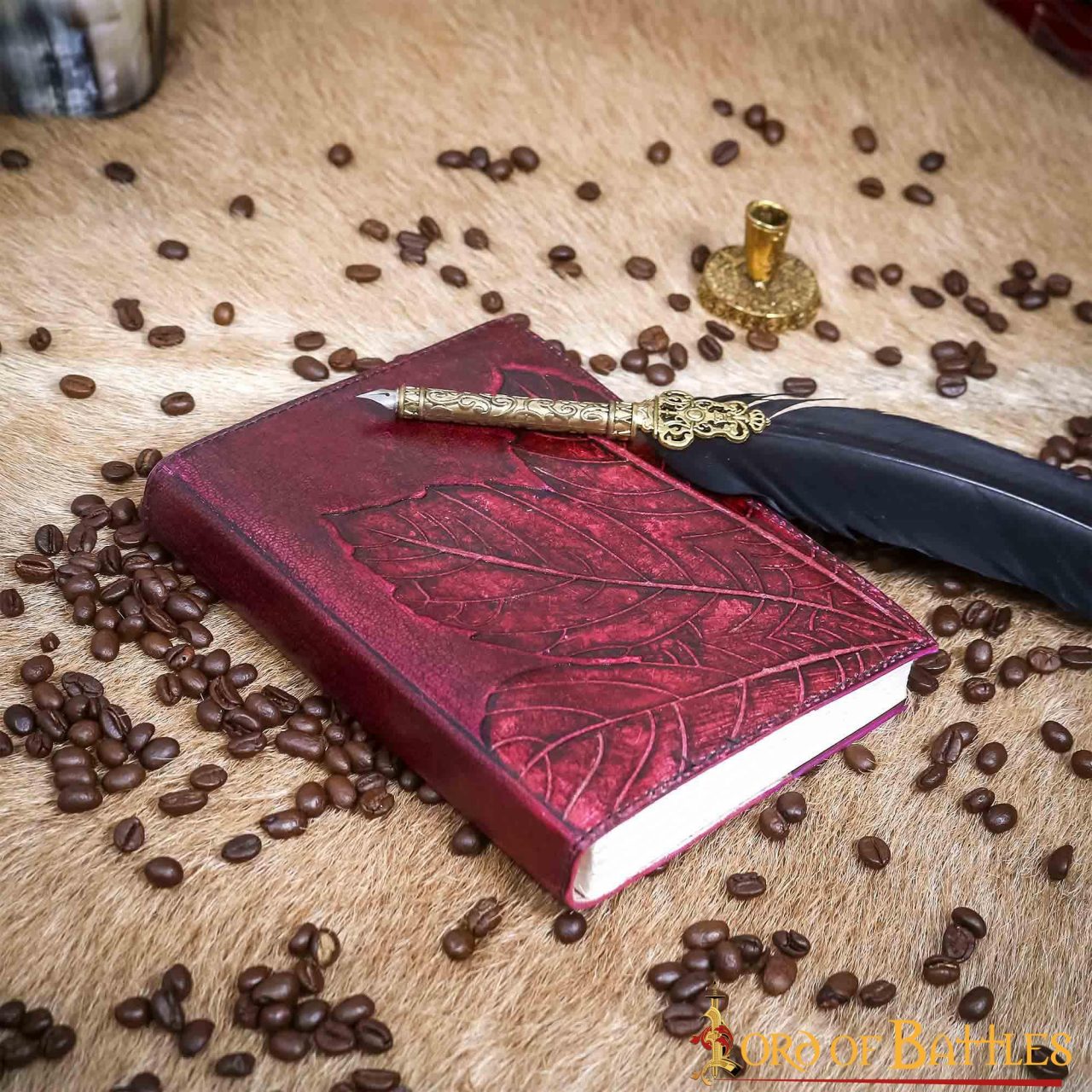 Imagen única de: Diario Medieval de Cuero Diario de Cuero Auténtico Hecho a Mano