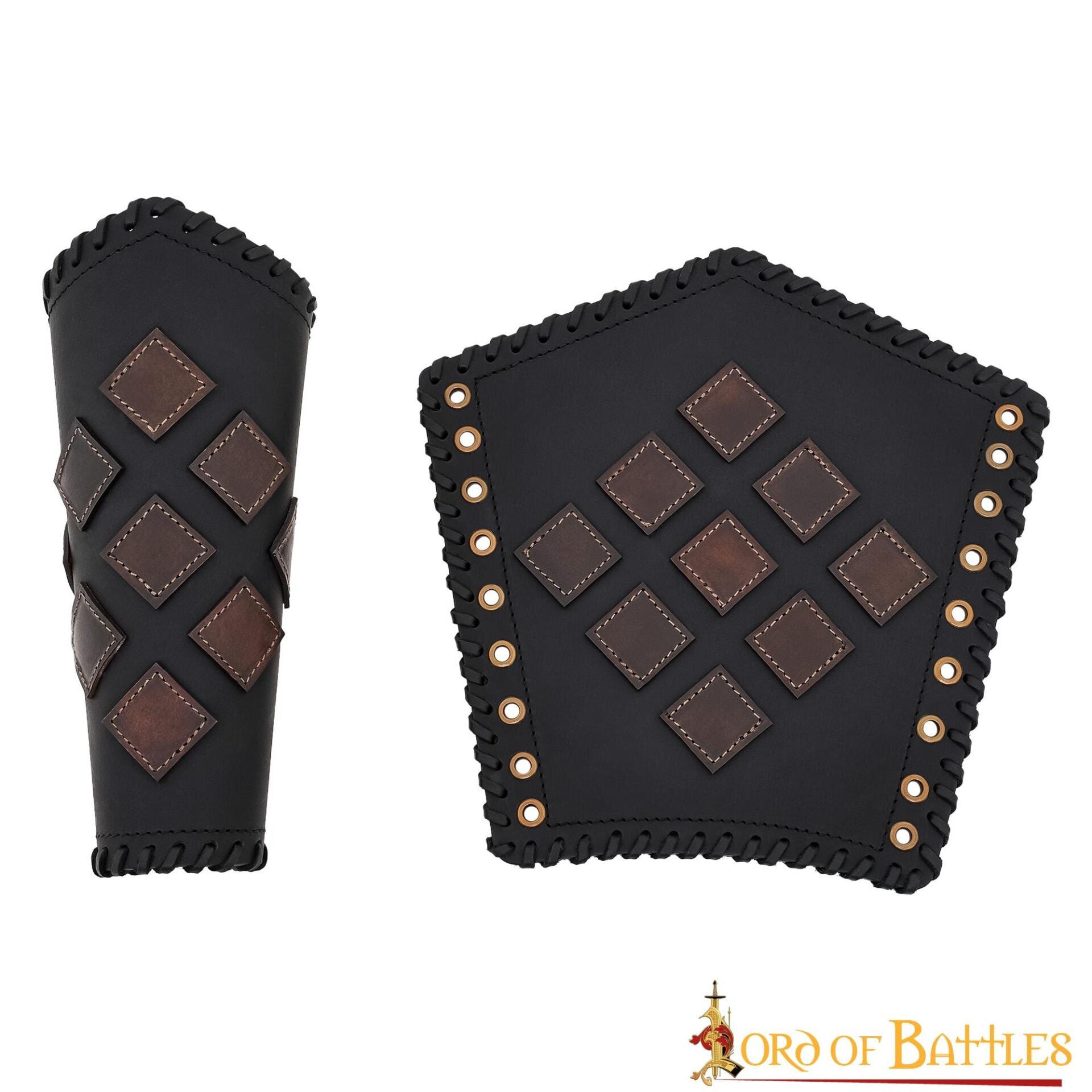 Brazales de cuero artesanal para LARP y cosplay - imagen 13