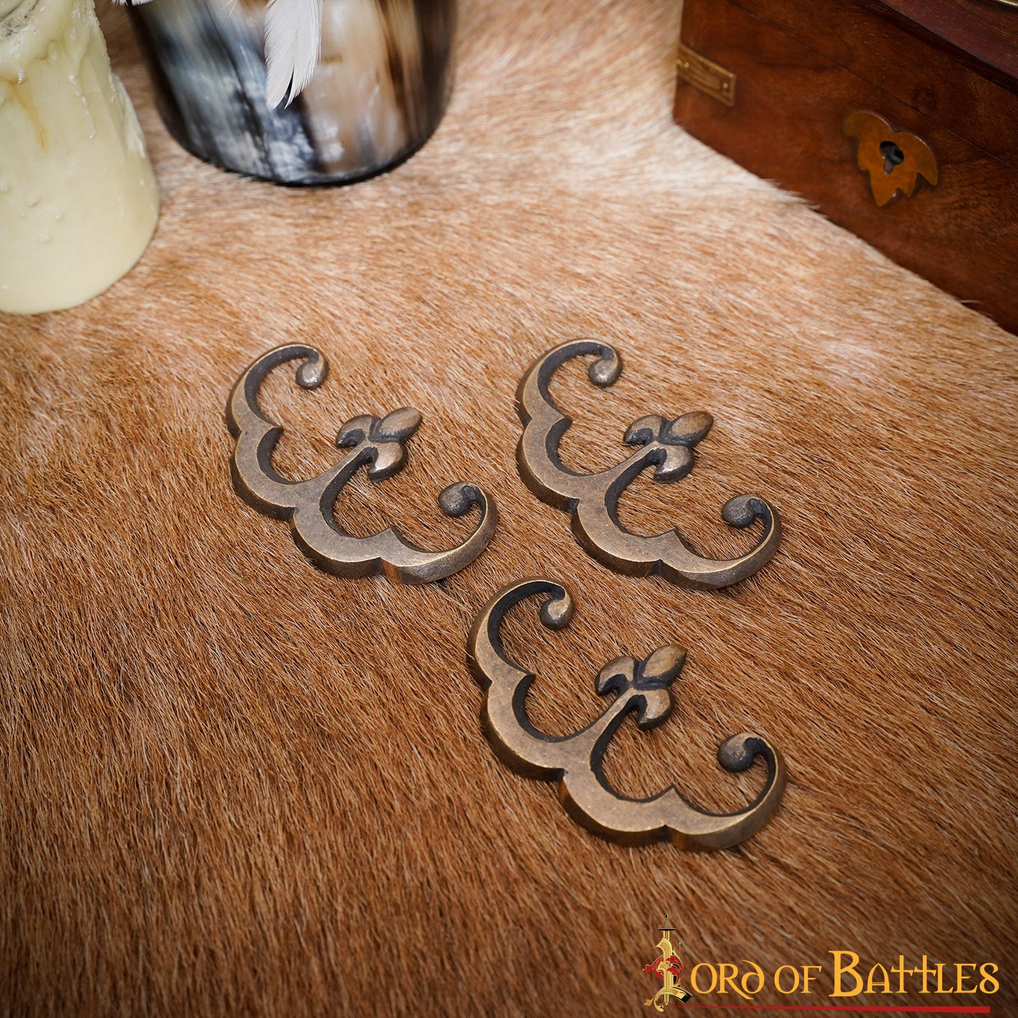 Imagen única de: Monturas Fleur de Lis en latón envejecido - Set de 3 - imagen 7