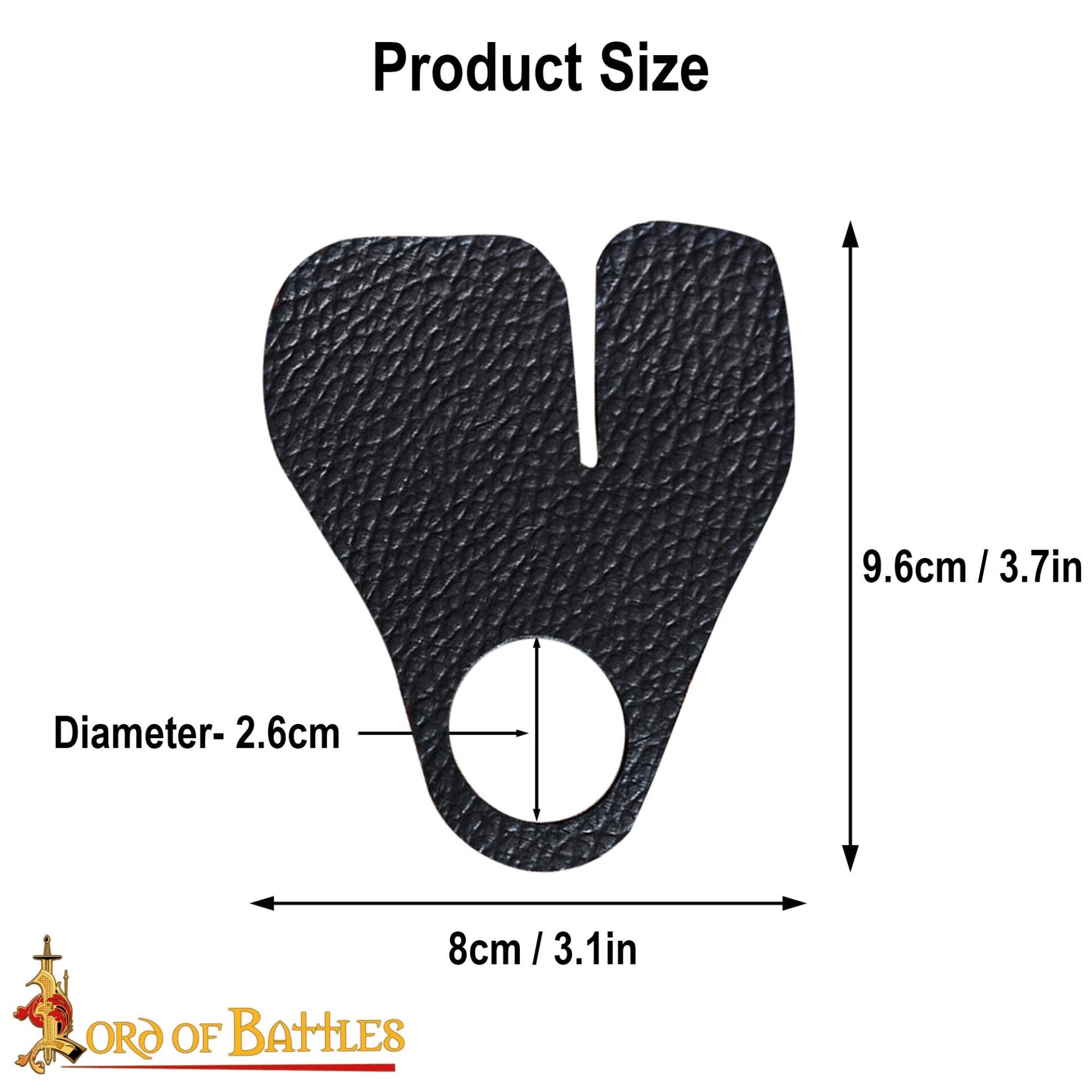 Imagen única de: Protectores de dedos para tiro con arco en cuero - Set de 3 - imagen 3