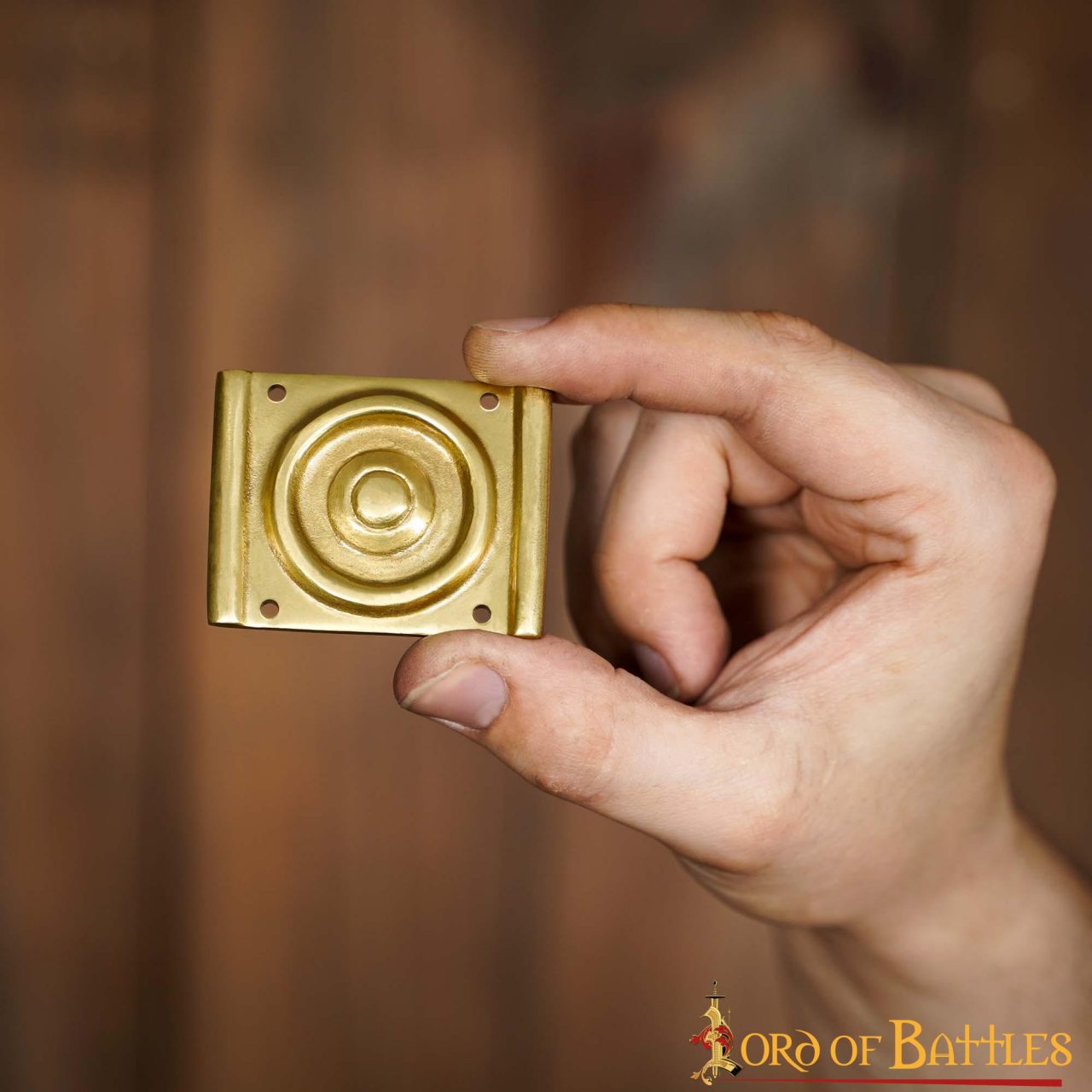 Imagen única de: Set de 3 decoraciones romanas en latón - imagen 8
