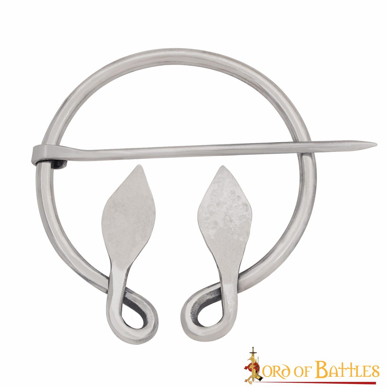 Fíbula penannular Ever-Bright de acero inoxidable — estilo Edad de Hierro y Medieval - imagen 8