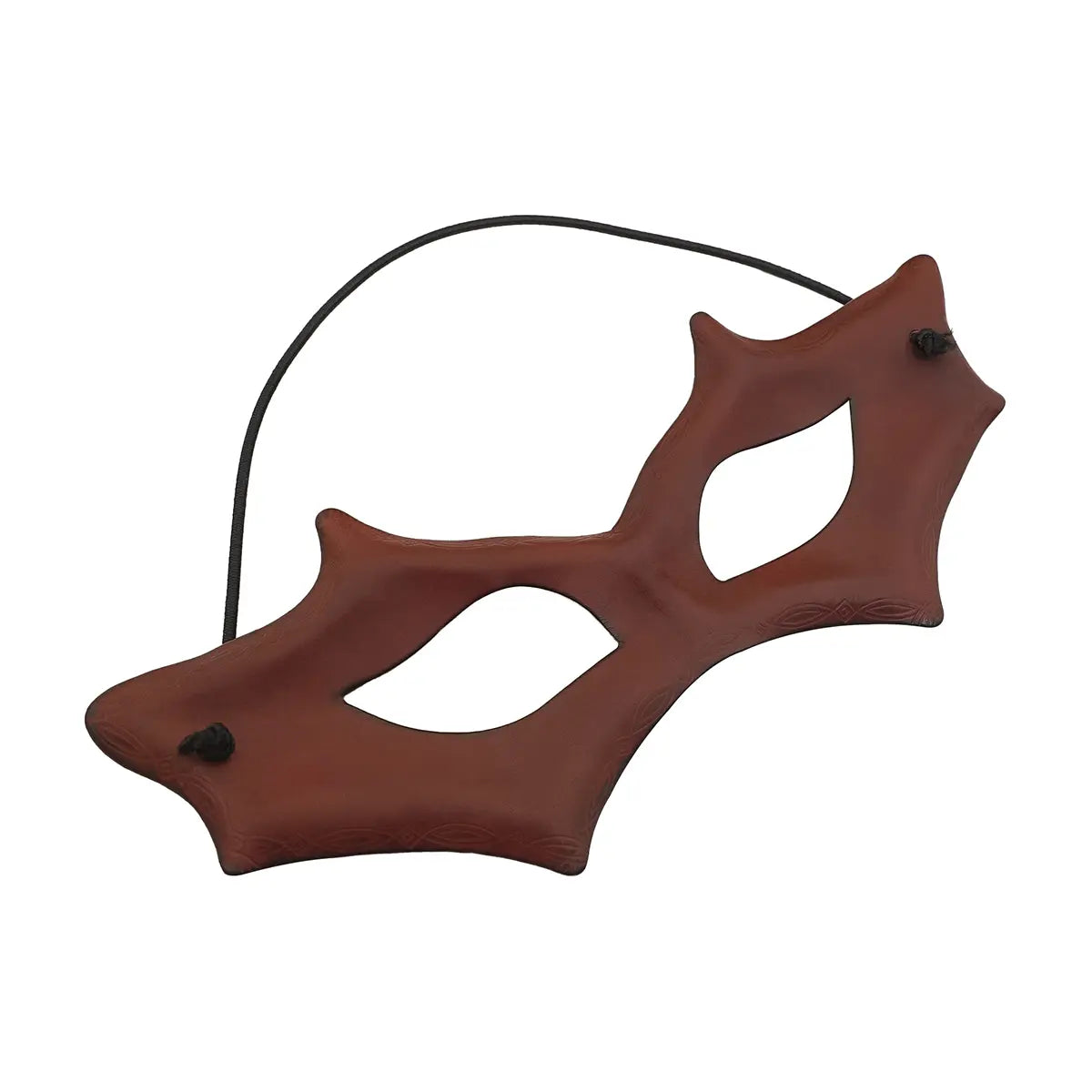 Imagen única de: Máscara de cuero genuino para LARP y cosplay