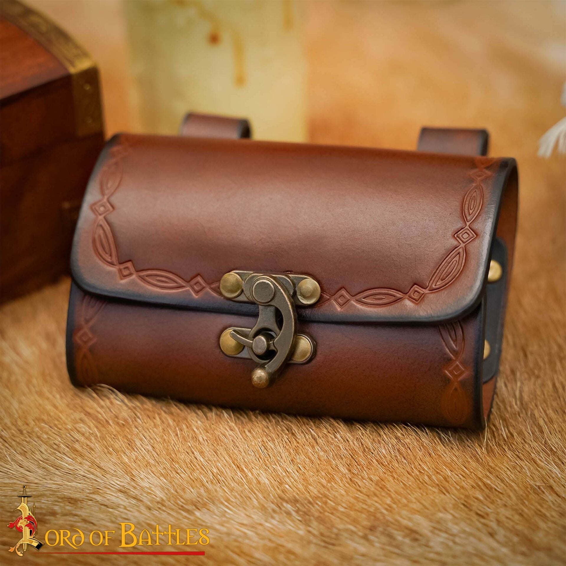 Bolsa de pociones de cuero con 4 frascos - imagen 12