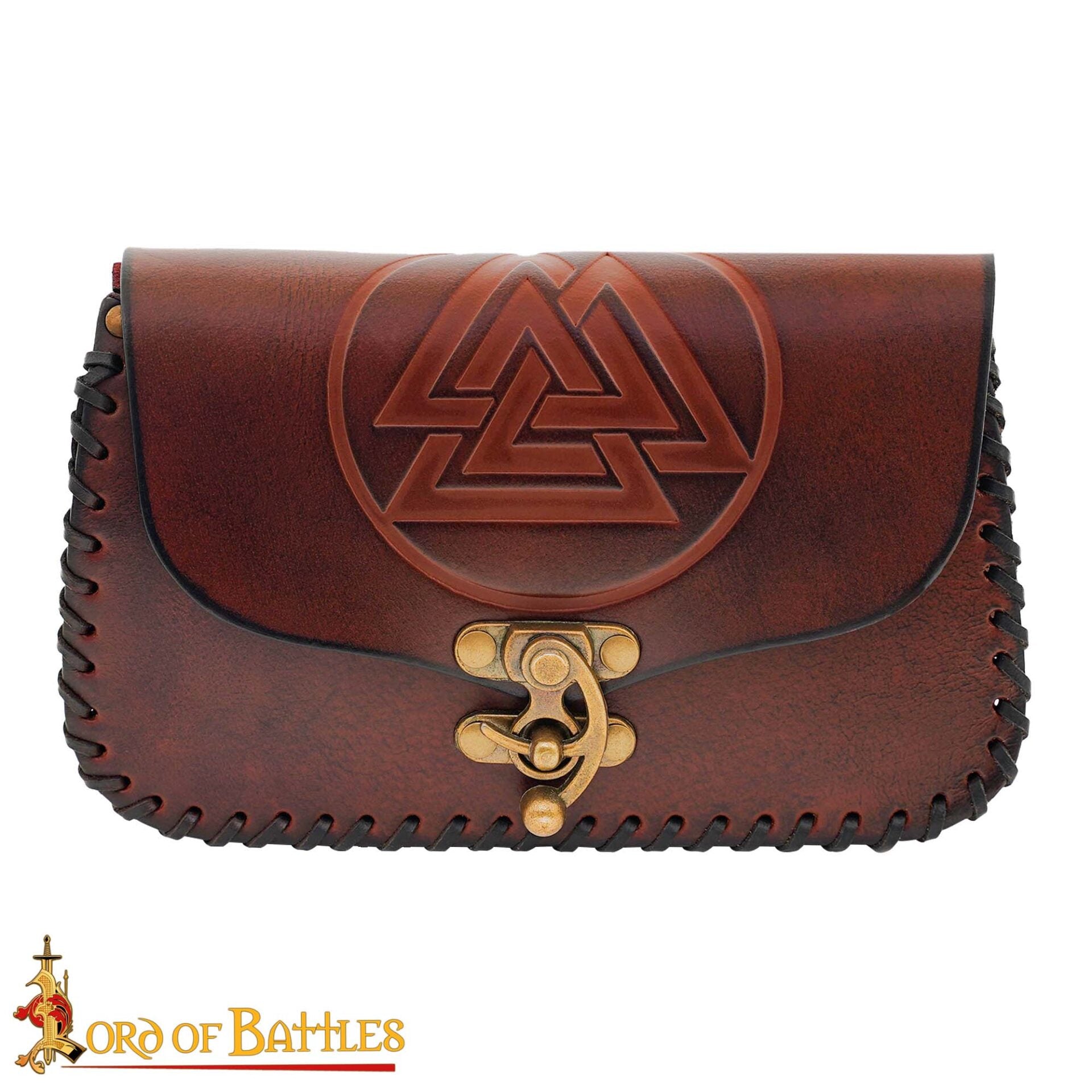 Bolsa de cinturón de cuero Valknut - imagen 15