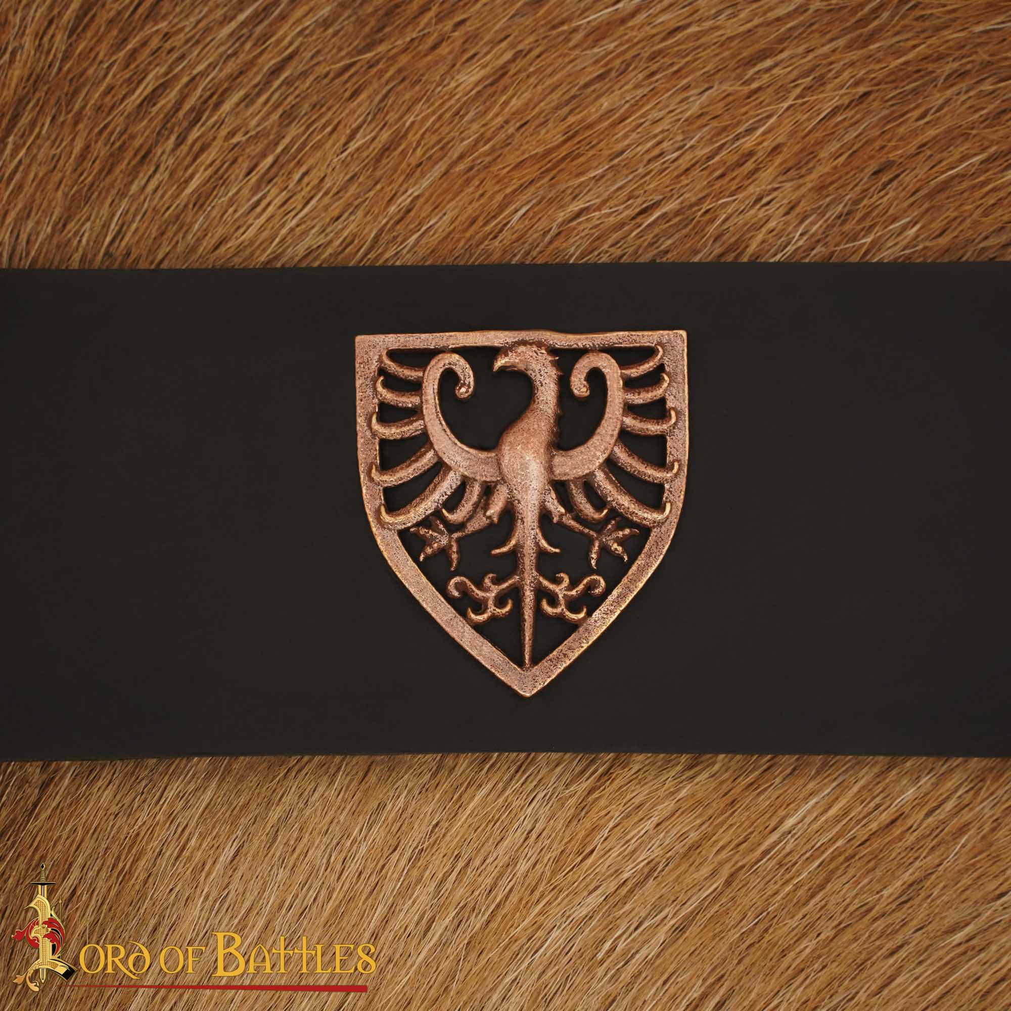 Insignia heráldica de águila en bronce (s. XIII) - cera perdida - imagen 16