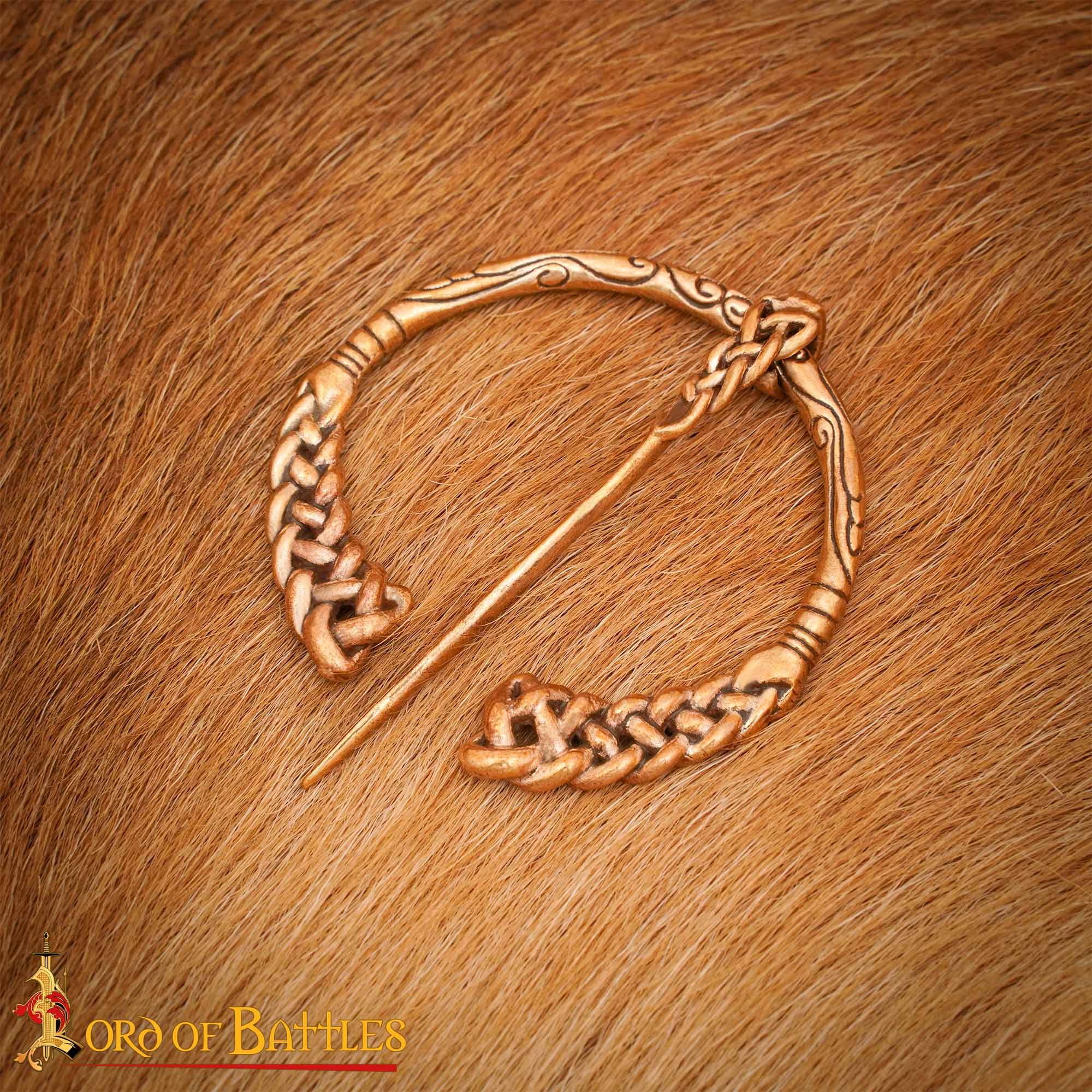 Imagen única de: Broche Celta / Alfiler de Capa Bronce Fundido a la Cera Perdida