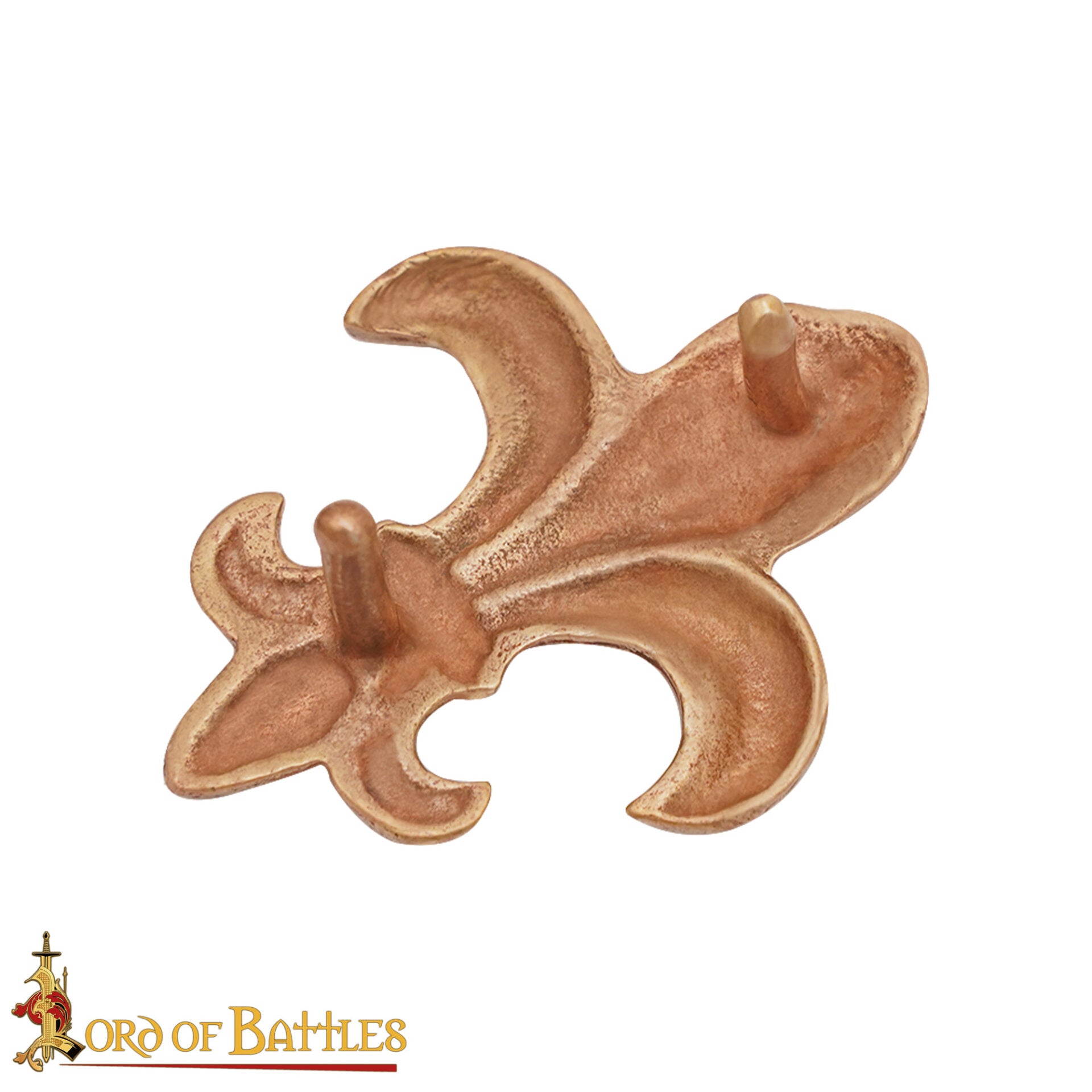 Imagen única de: Broche para Cinturón Flor de Lis de Bronce Fundido a la Cera Perdida