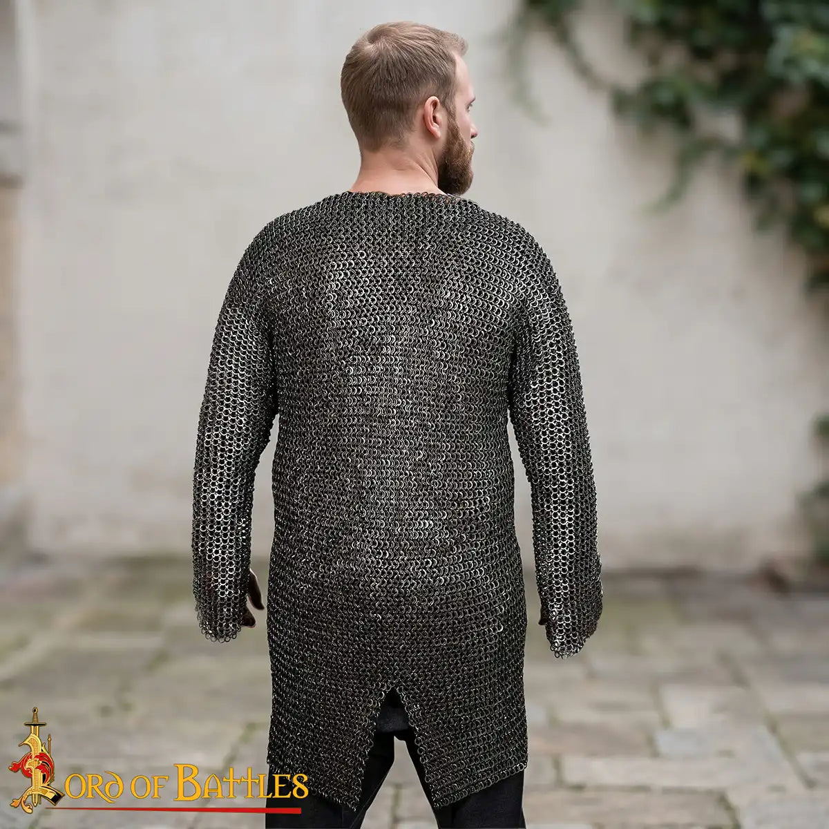 Cota de malla Hauberk - acero inoxidable 9 mm, remachada - imagen 5