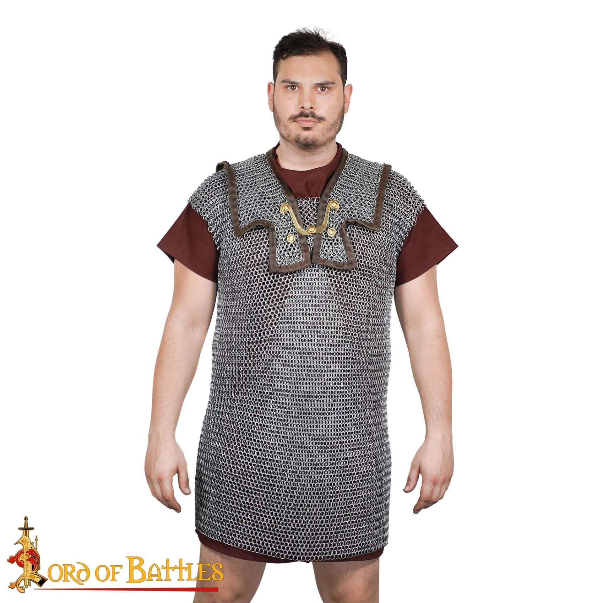 Imagen única de: Lorica Hamata romana — Cota de malla 10 mm con latón