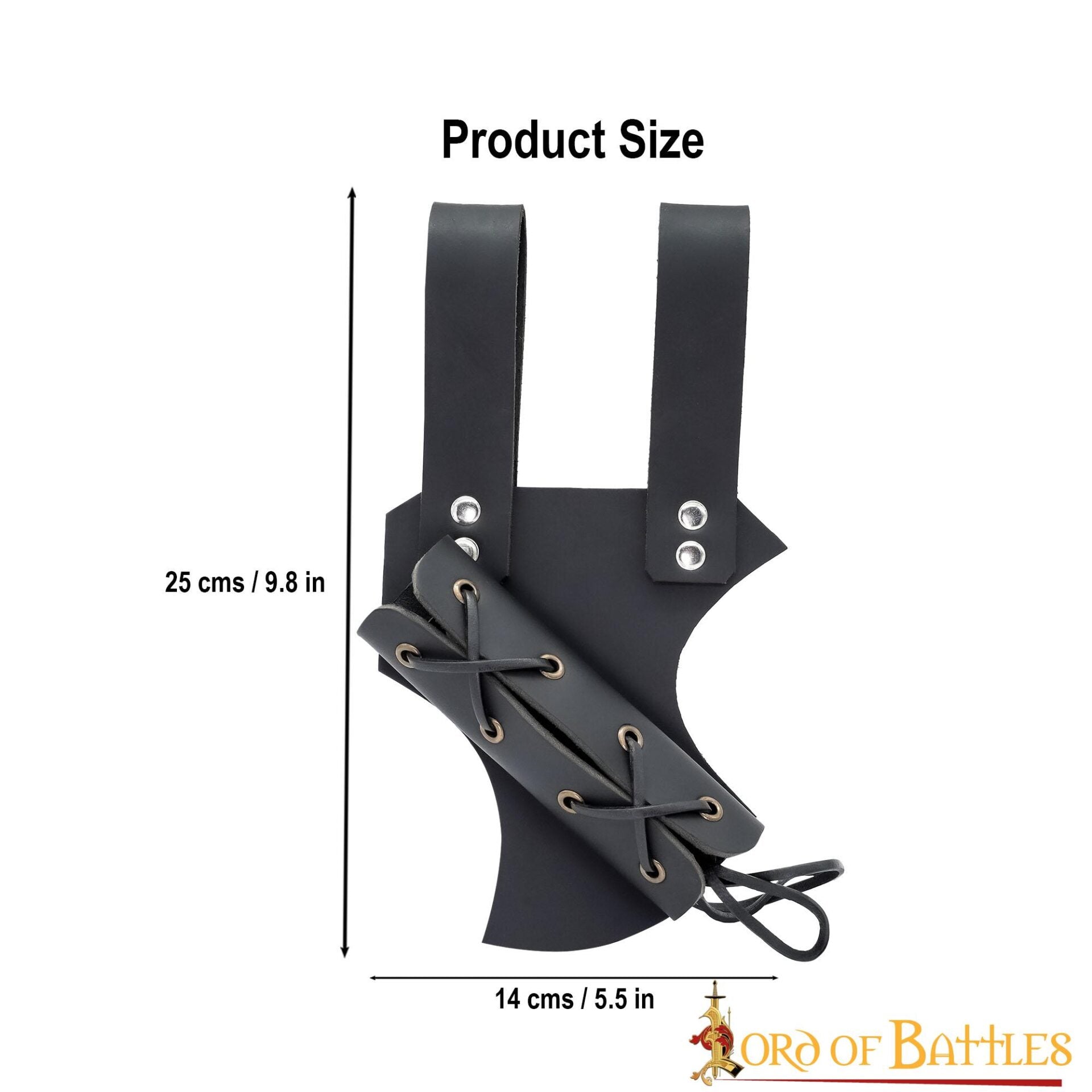 Portaespada de cuero ajustable 3 mm con funda entrelazada para cinturón - imagen 10