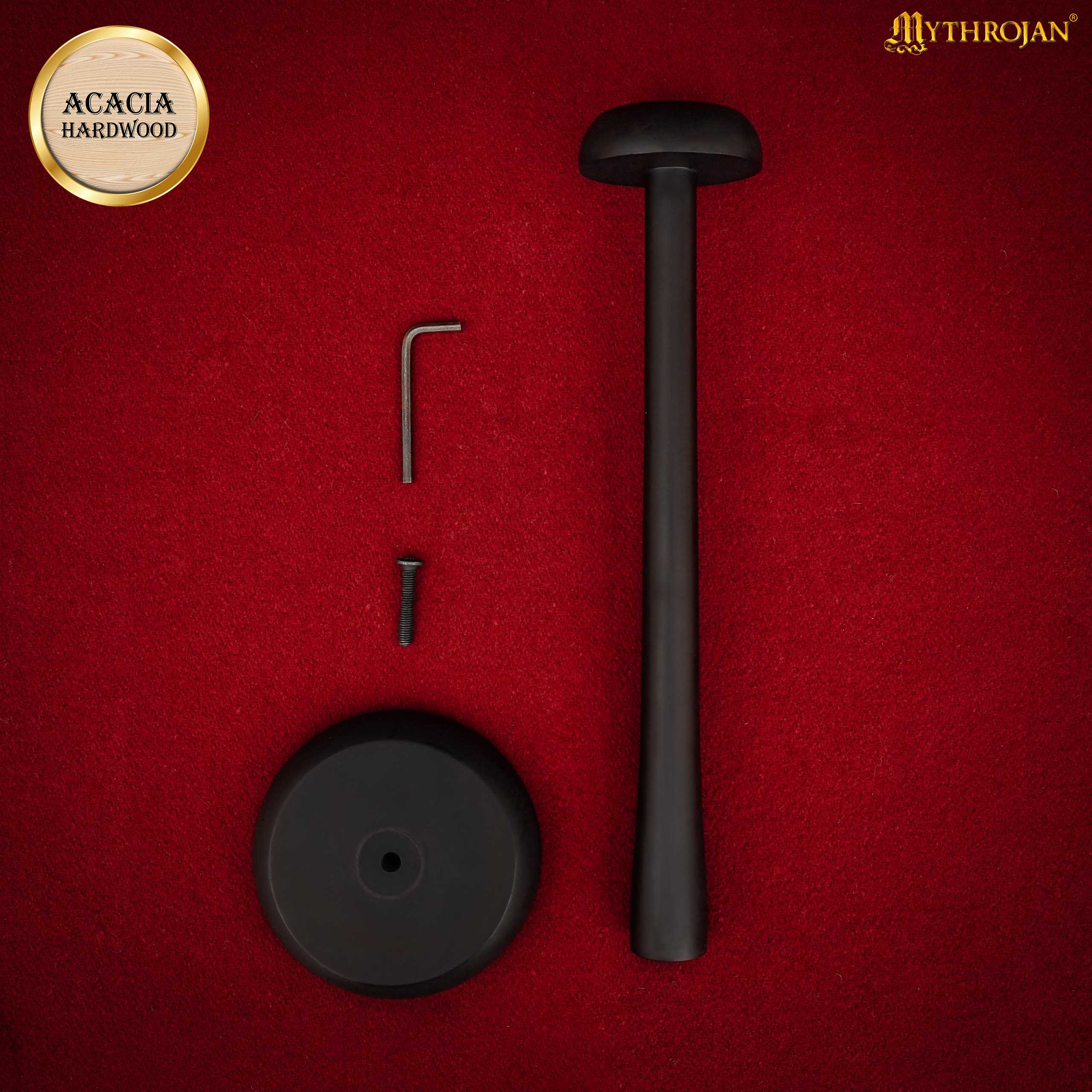 Imagen única de: Soporte de madera maciza para casco