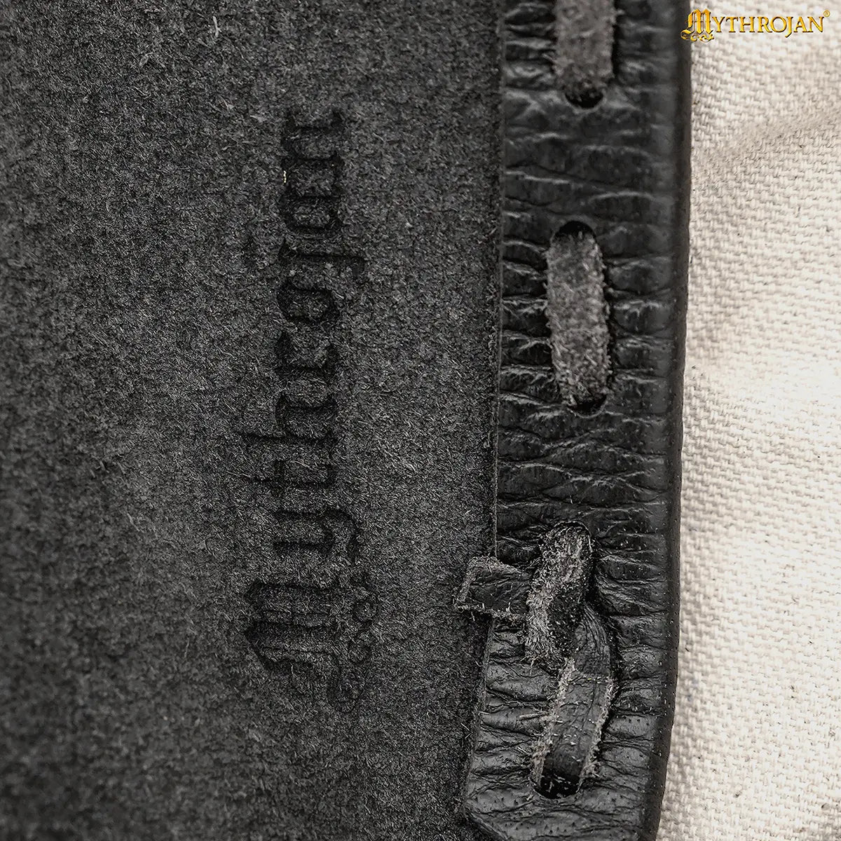 Bolsa mensajera medieval de cuero Mythrojan - imagen 8