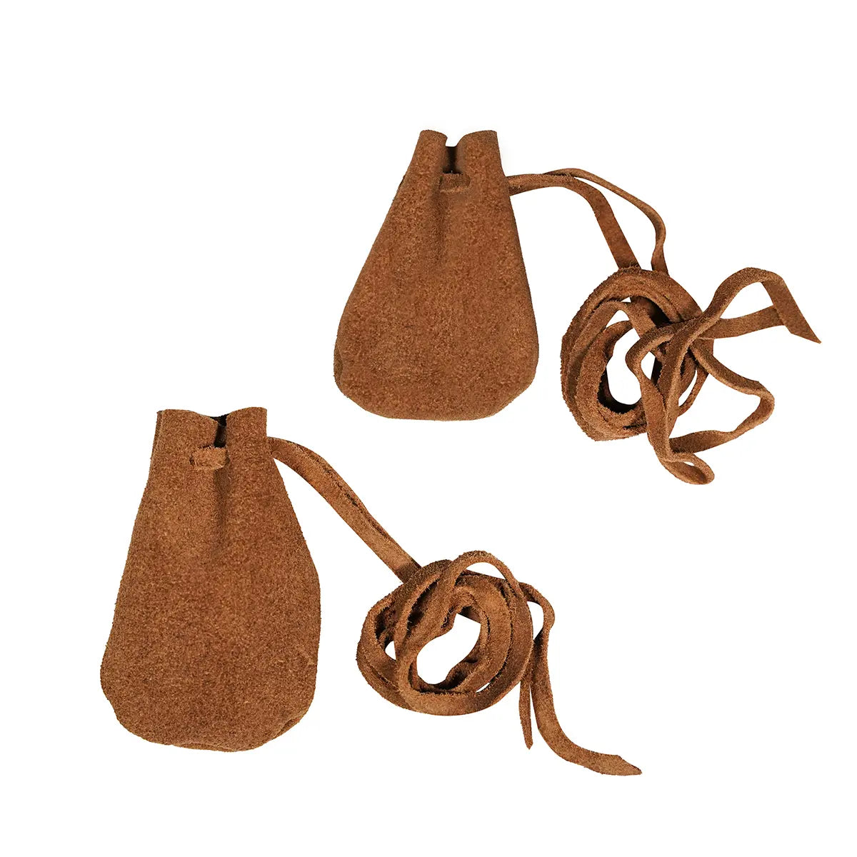 Bolsas de cuero serraje medieval - set 2 tamaños - imagen 15