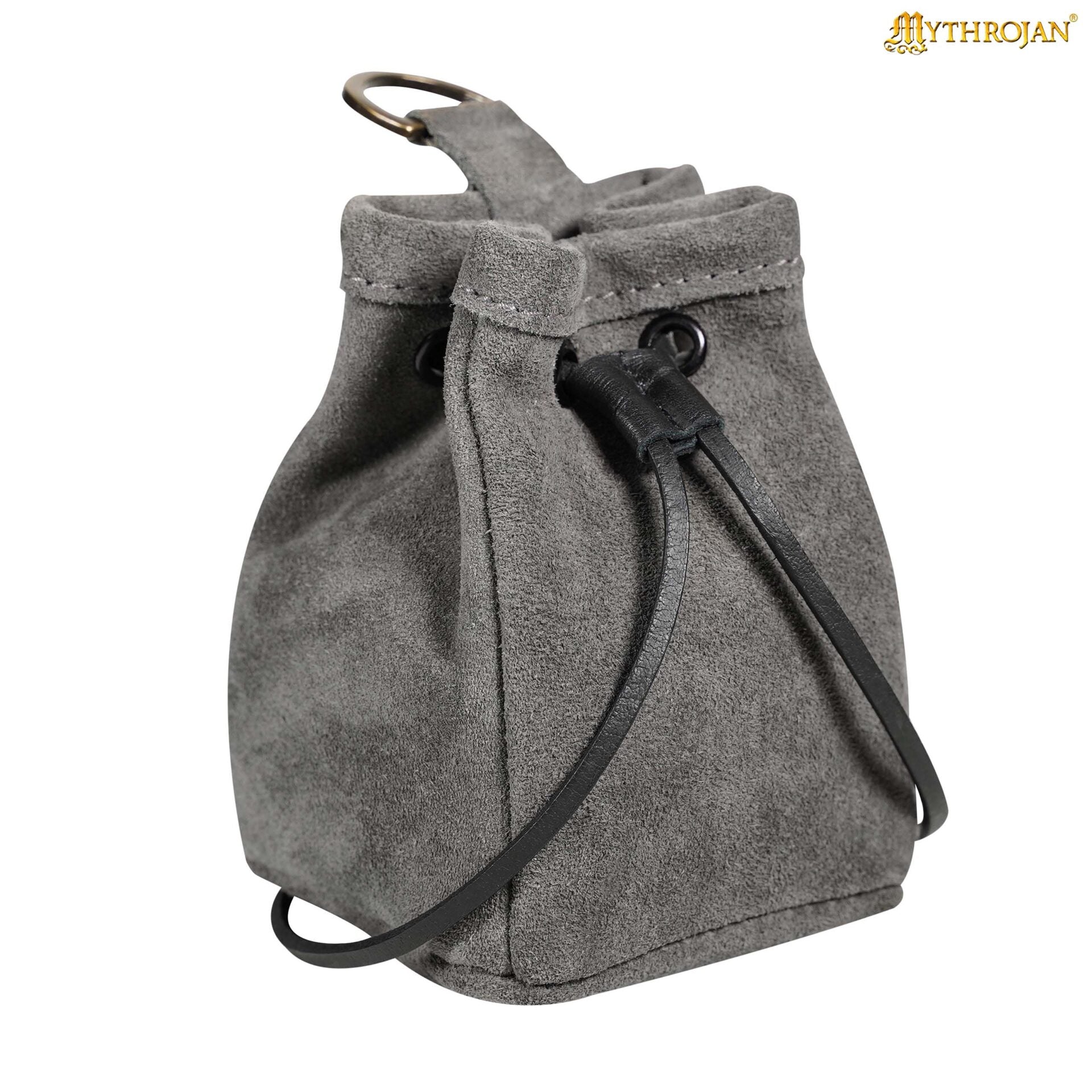 Bolsa de cinturón medieval con cordón, gamuza 5×4 - imagen 16