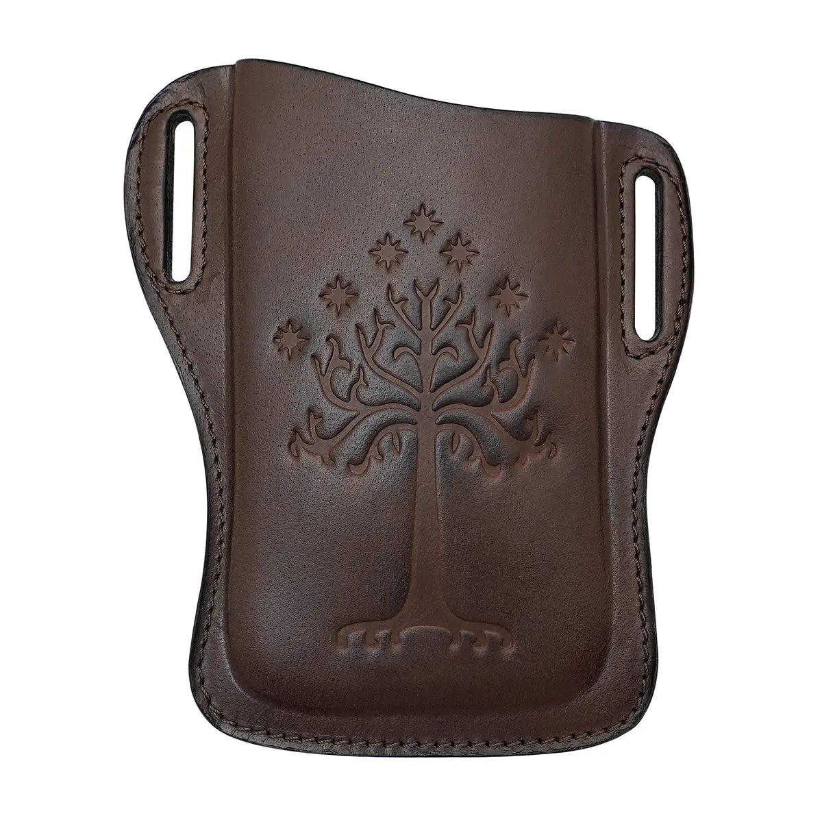 Funda de cuero 'Tree of Gondor / Numenor' — marrón - L