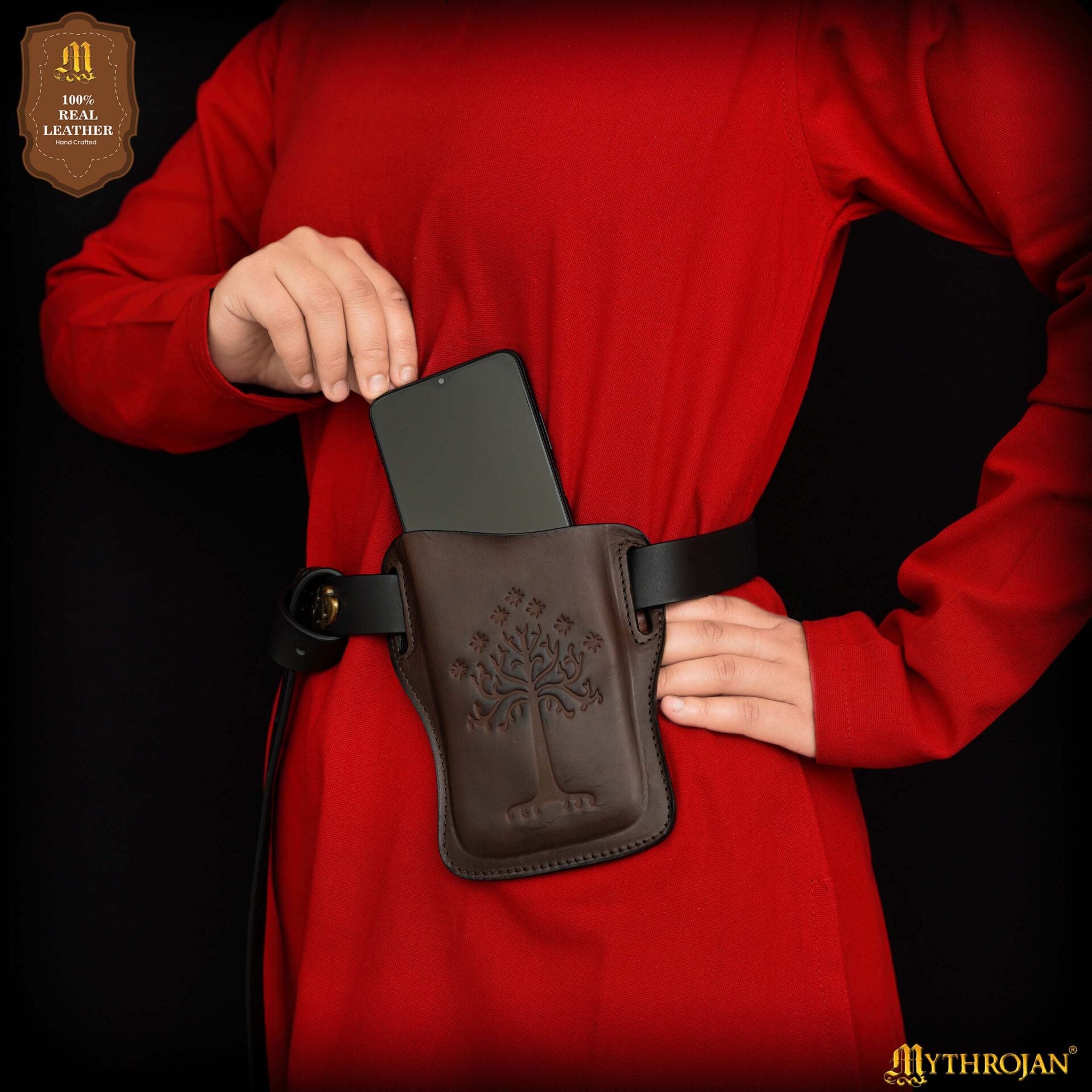 Funda de piel Tree of Gondor – Mythrojan (Marrón) - imagen 9