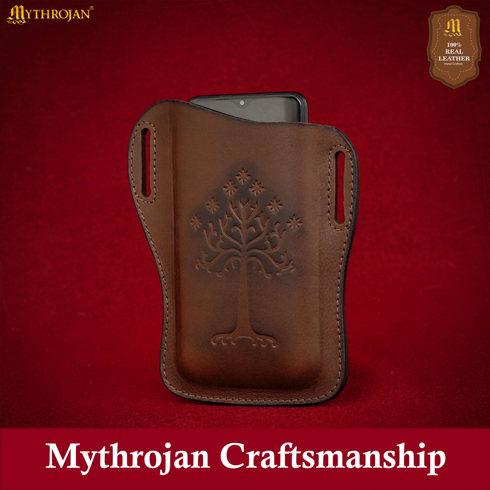 Funda de piel Tree of Gondor – Mythrojan (Marrón) - imagen 11