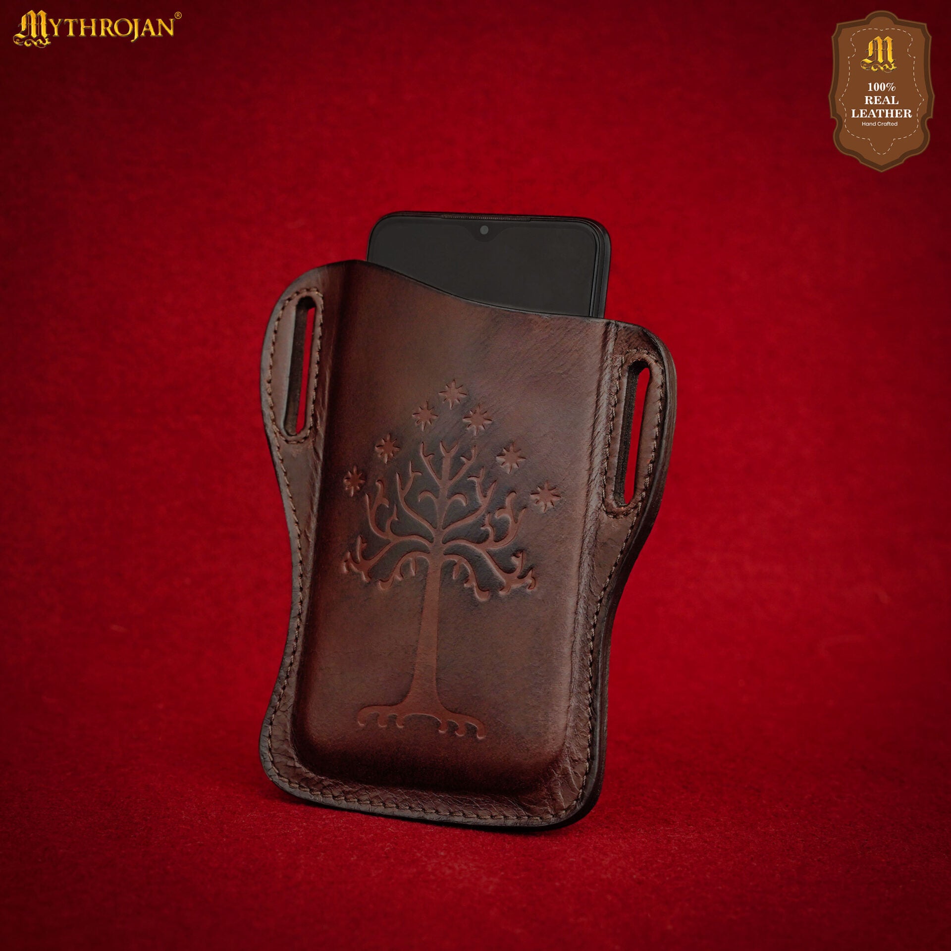 Funda de piel Tree of Gondor – Mythrojan (Marrón) - imagen 5