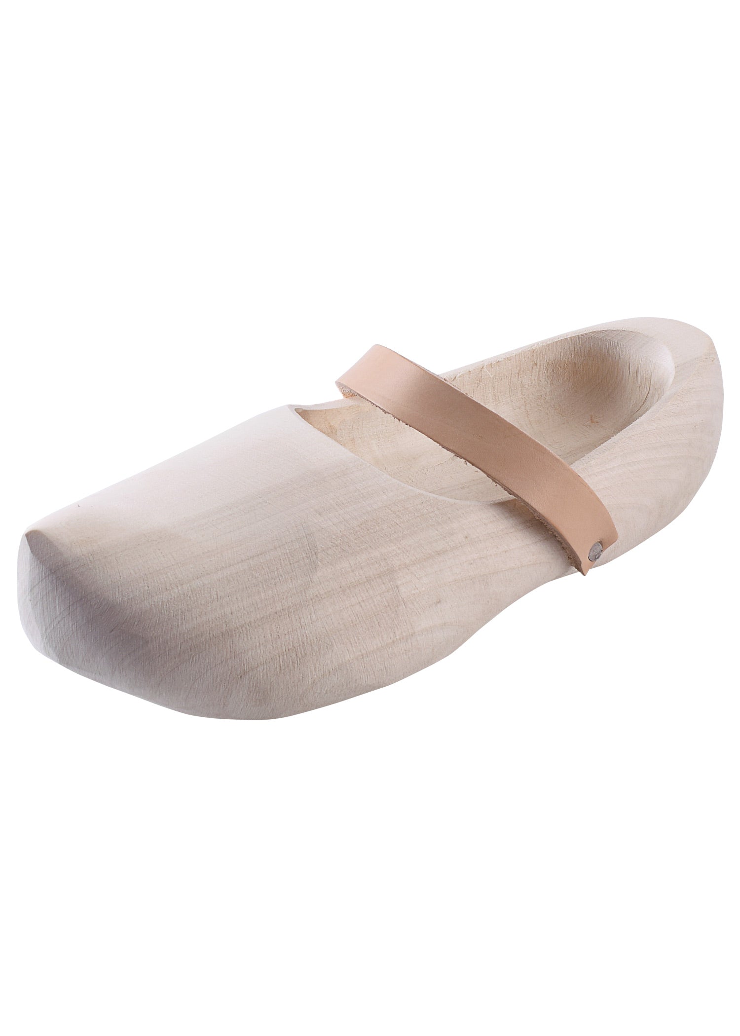 Imagen única de: Zapatos De Madera Con Correas De Cuero.