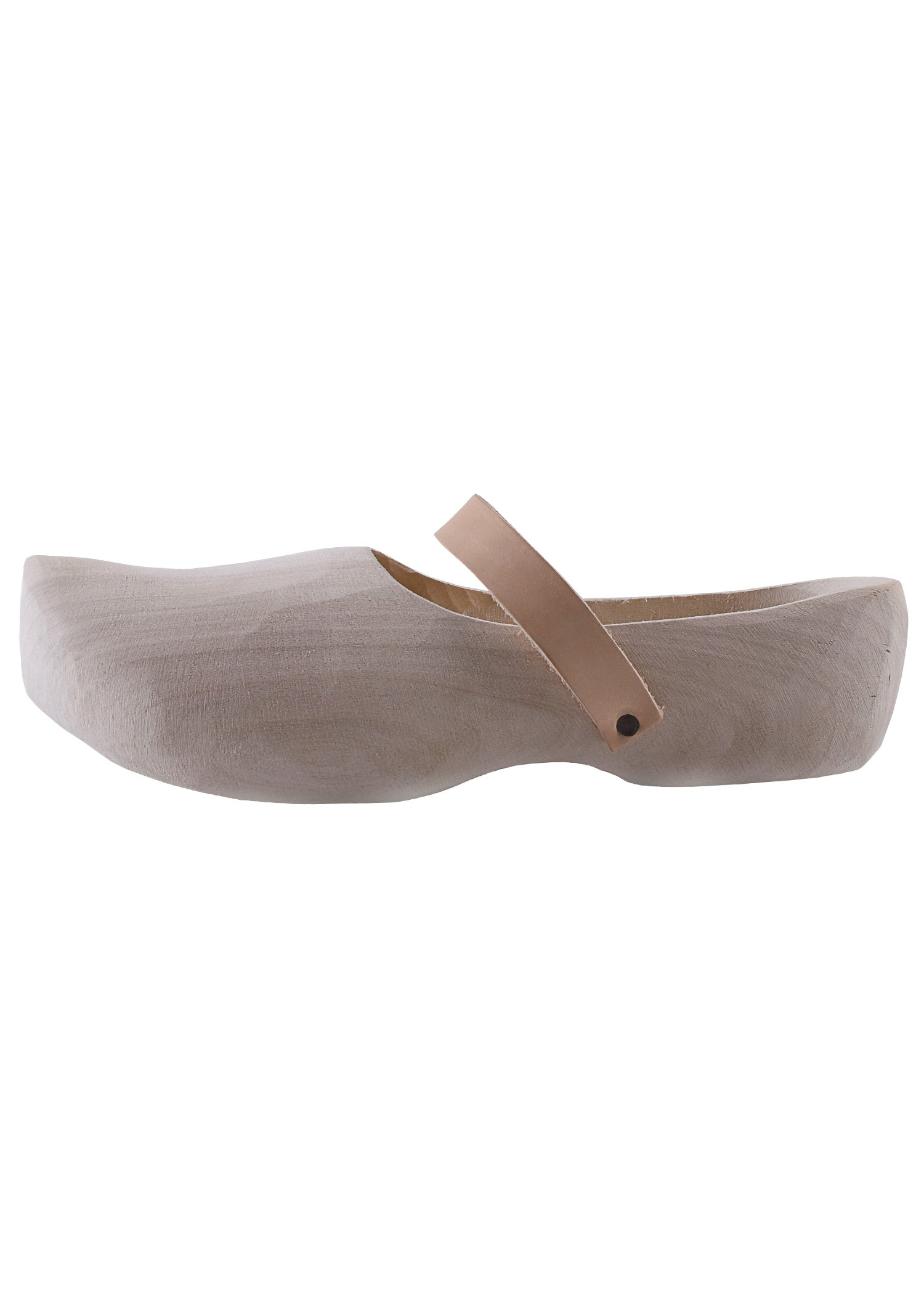 Imagen única de: Zapatos De Madera Con Correas De Cuero.