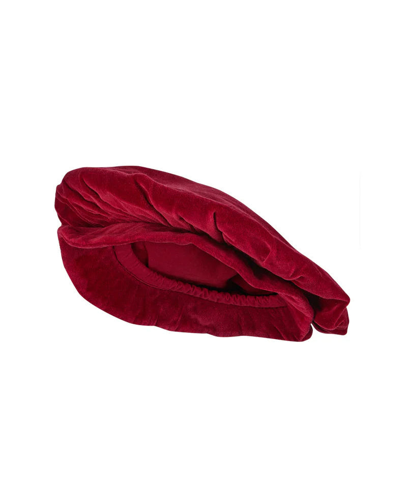 Boina de Terciopelo Renacentista Beret Francisco Rojo - Todo Medieval