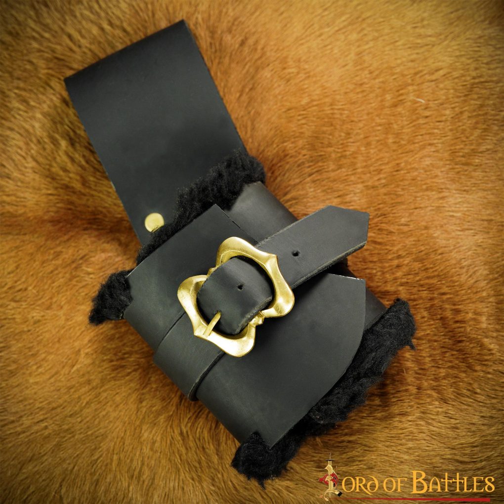 Brida de cuero para mano derecha para espadas y mazas - imagen 7