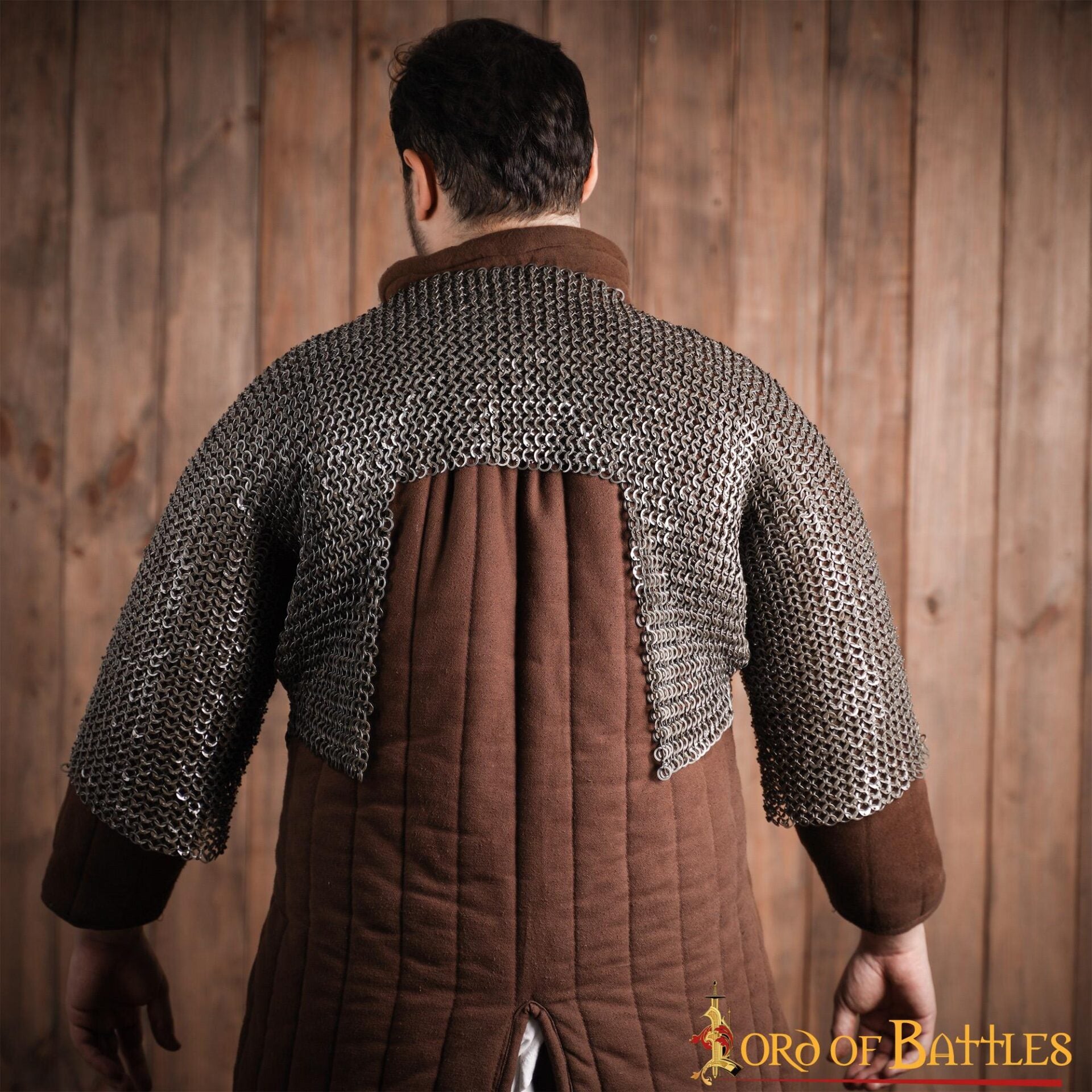Camisa corta de malla, anillas 9 mm remachadas y sólidas - imagen 5