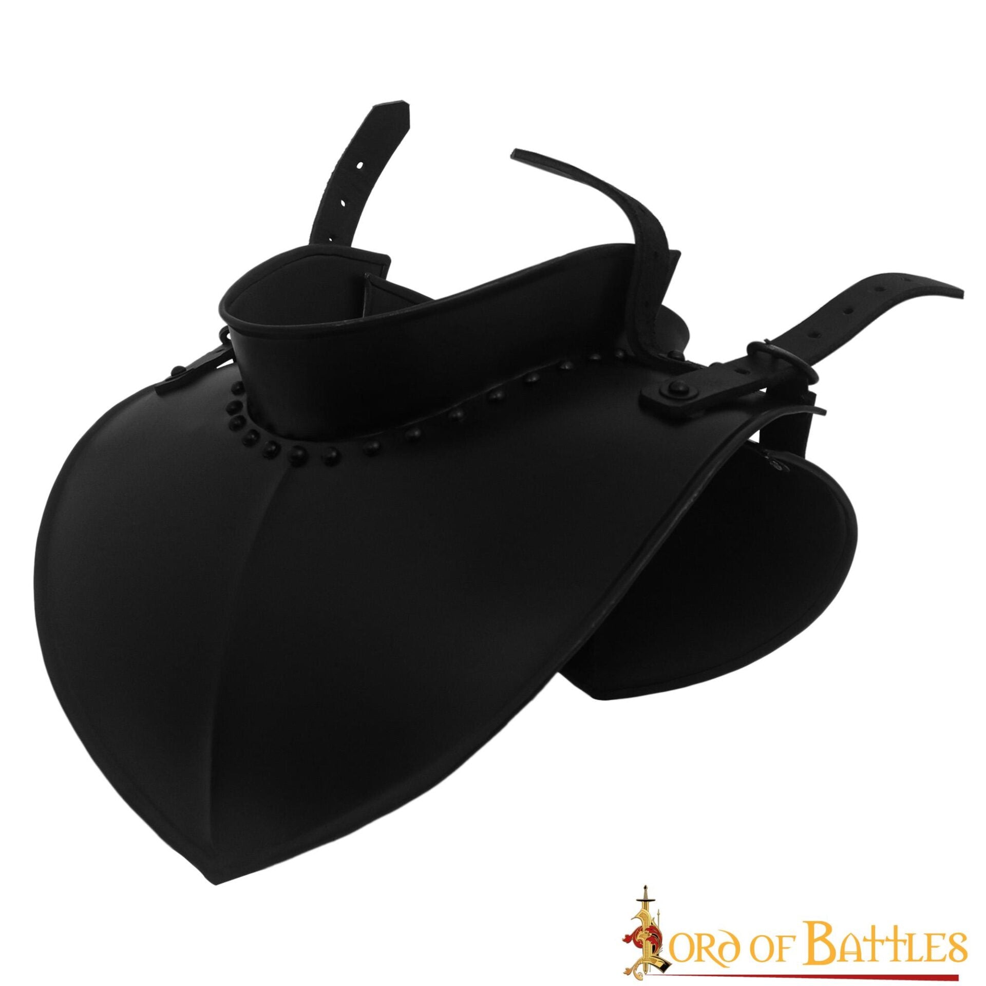 Gorguera de placa 18 gauge para caballero — Negro - imagen 6