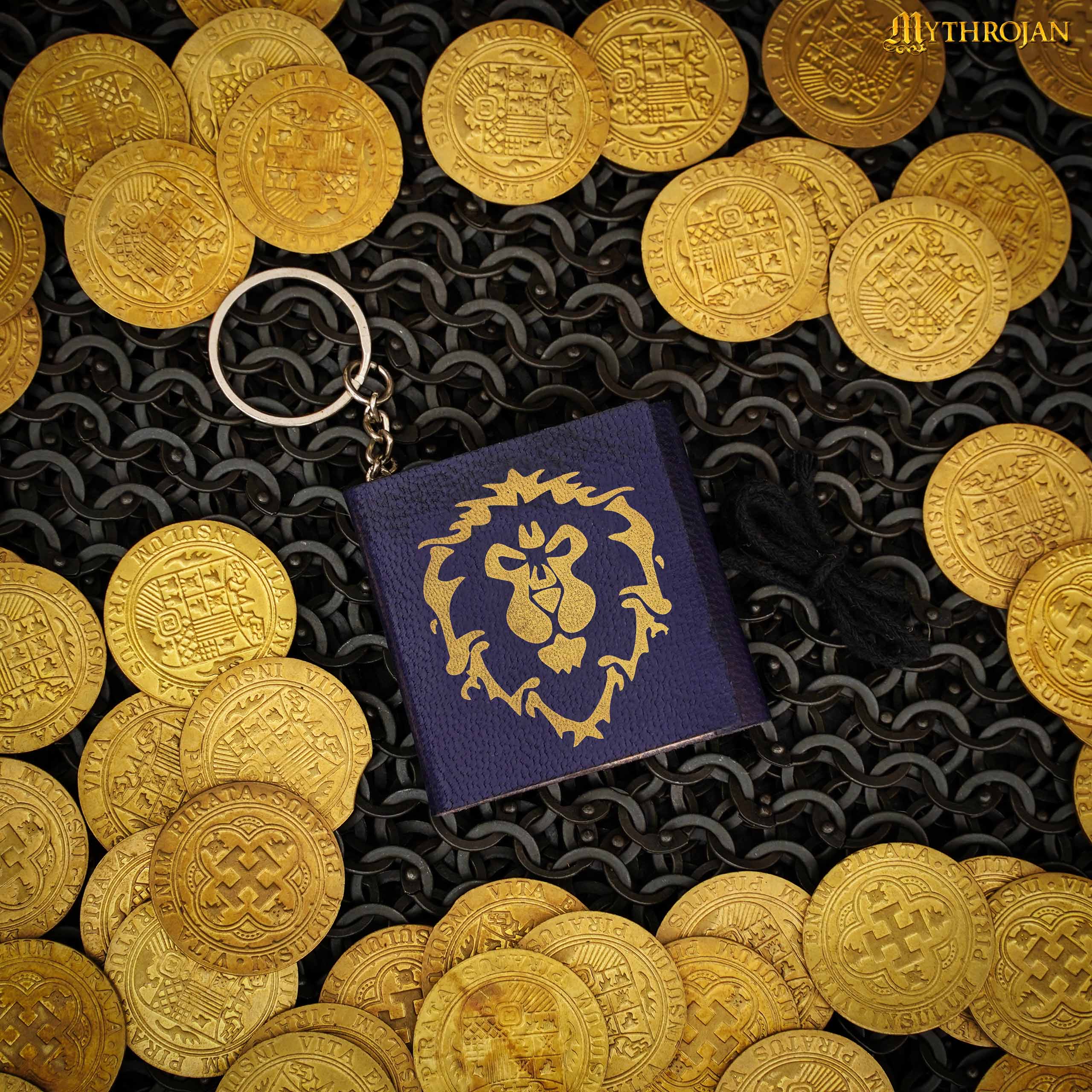 Mini cuaderno de cuero con llavero - World of Warcraft (Alianza u Horda) - imagen 12