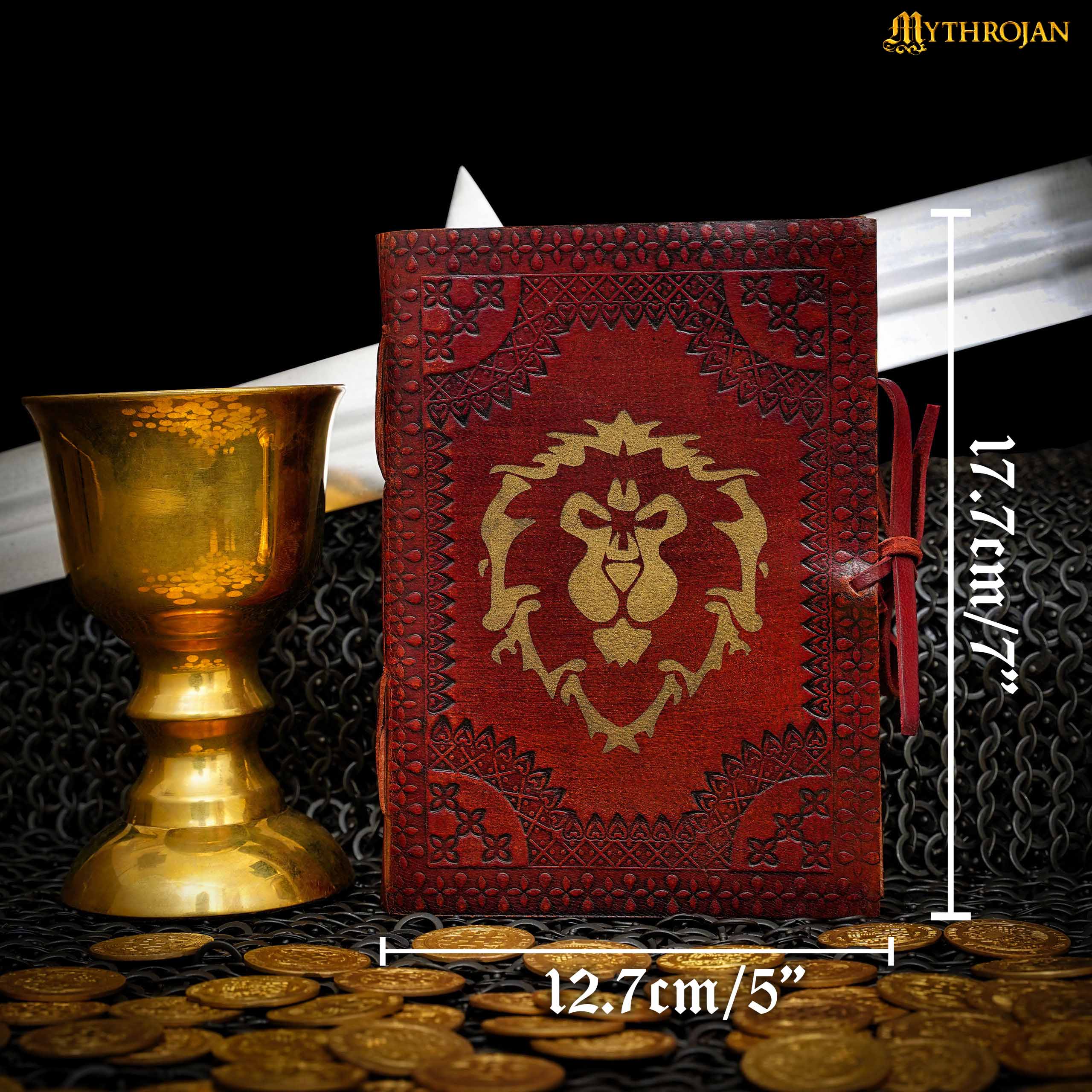 Imagen única de: Mythrojan para la Alianza Diario Warcraft Marrón 5x7 Pulgadas