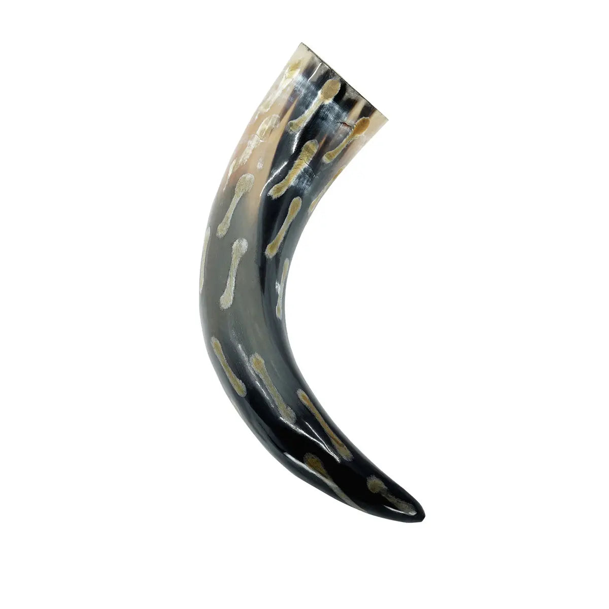 Imagen única de: Cuerno vikingo para beber 400–500 ml — cuerno de buey genuino, hecho a mano