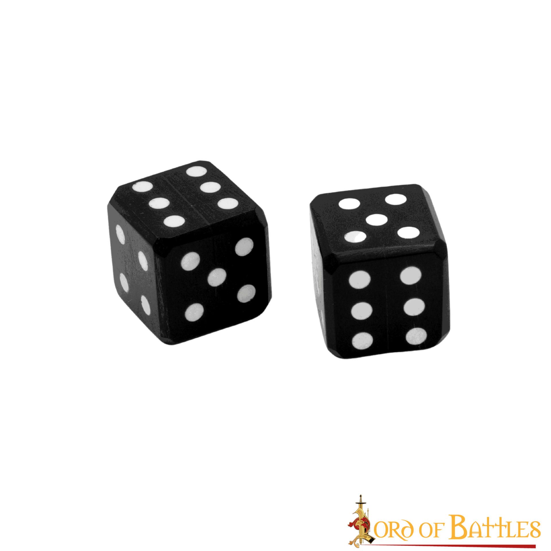 Set de 6 dados artesanales de cuerno de búfalo - imagen 8