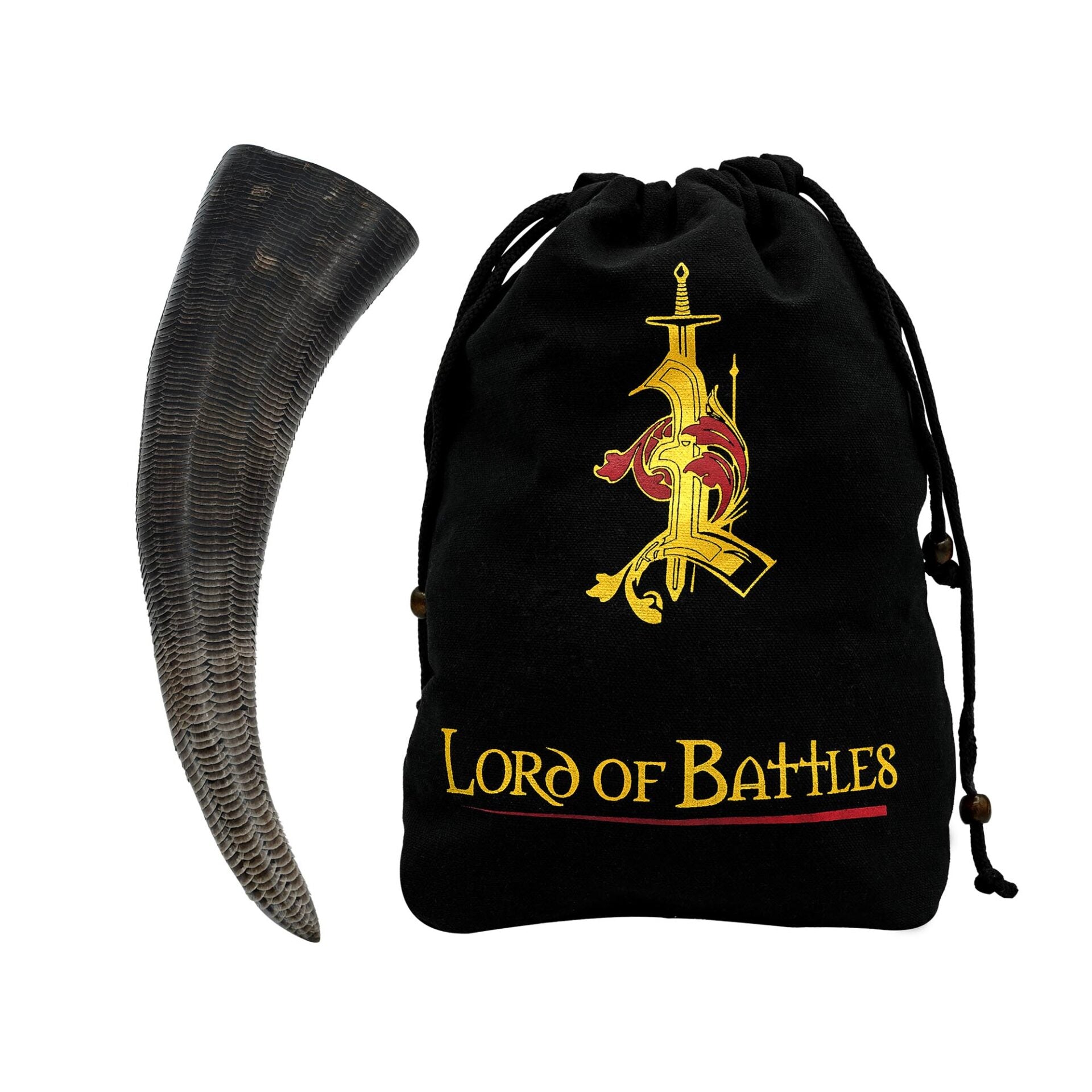 Cuerno bebedor vikingo 150–200 ml, cuerno de búfalo tallado