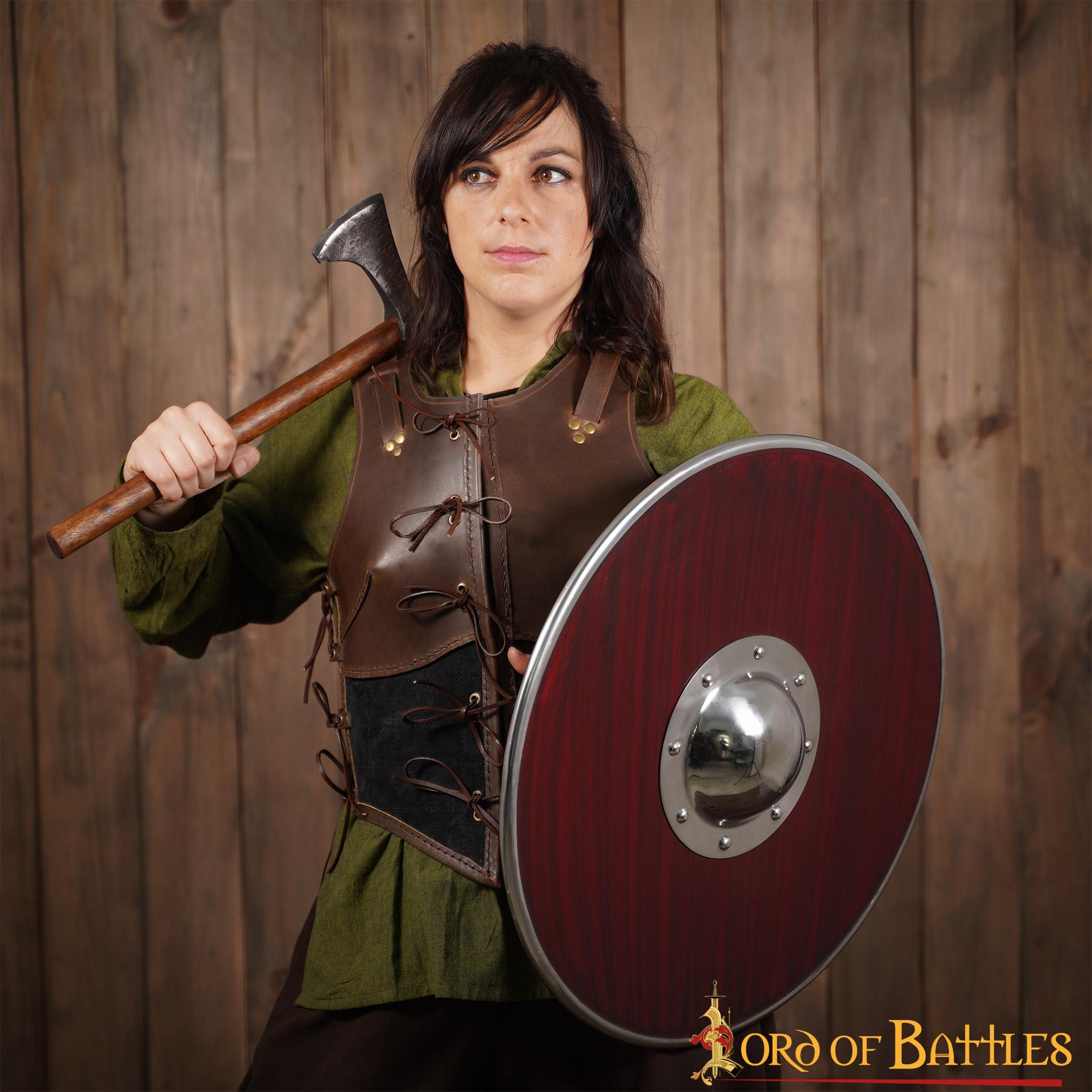 Coraza Valkyrie de cuero para mujer - imagen 6