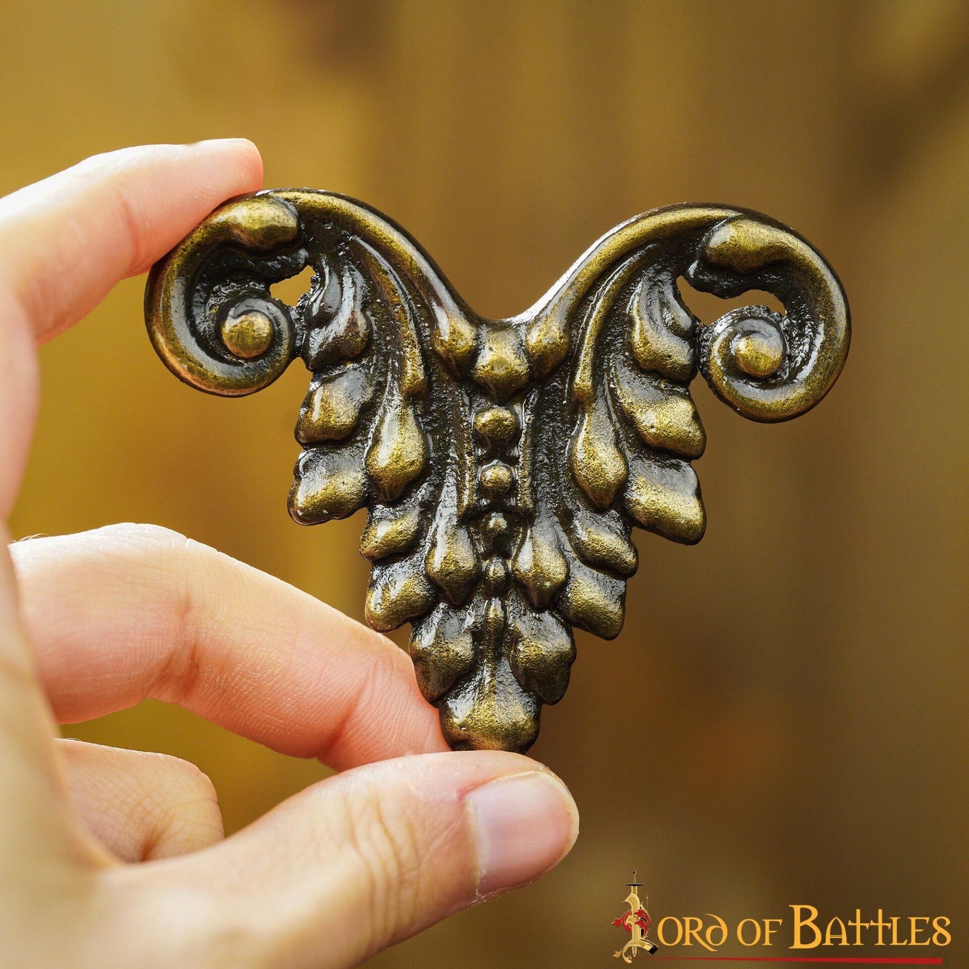Montura de cuero con latón antiguo — accesorio funcional - imagen 6