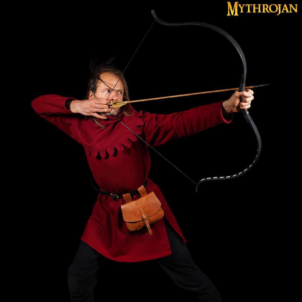 Bolsa de cintura medieval de cuero genuino - LARP y disfraces - imagen 7