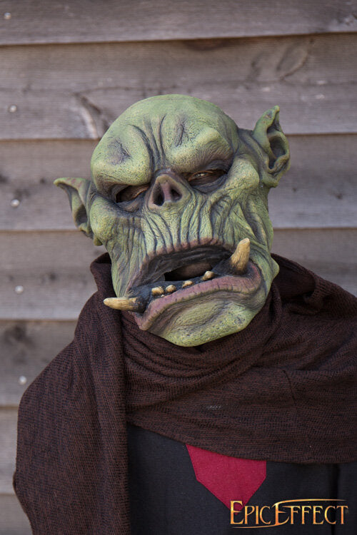 Imagen única de: Máscara Orco Colmillo Látex
