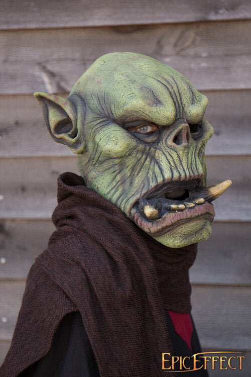 Imagen única de: Máscara Orco Colmillo Látex