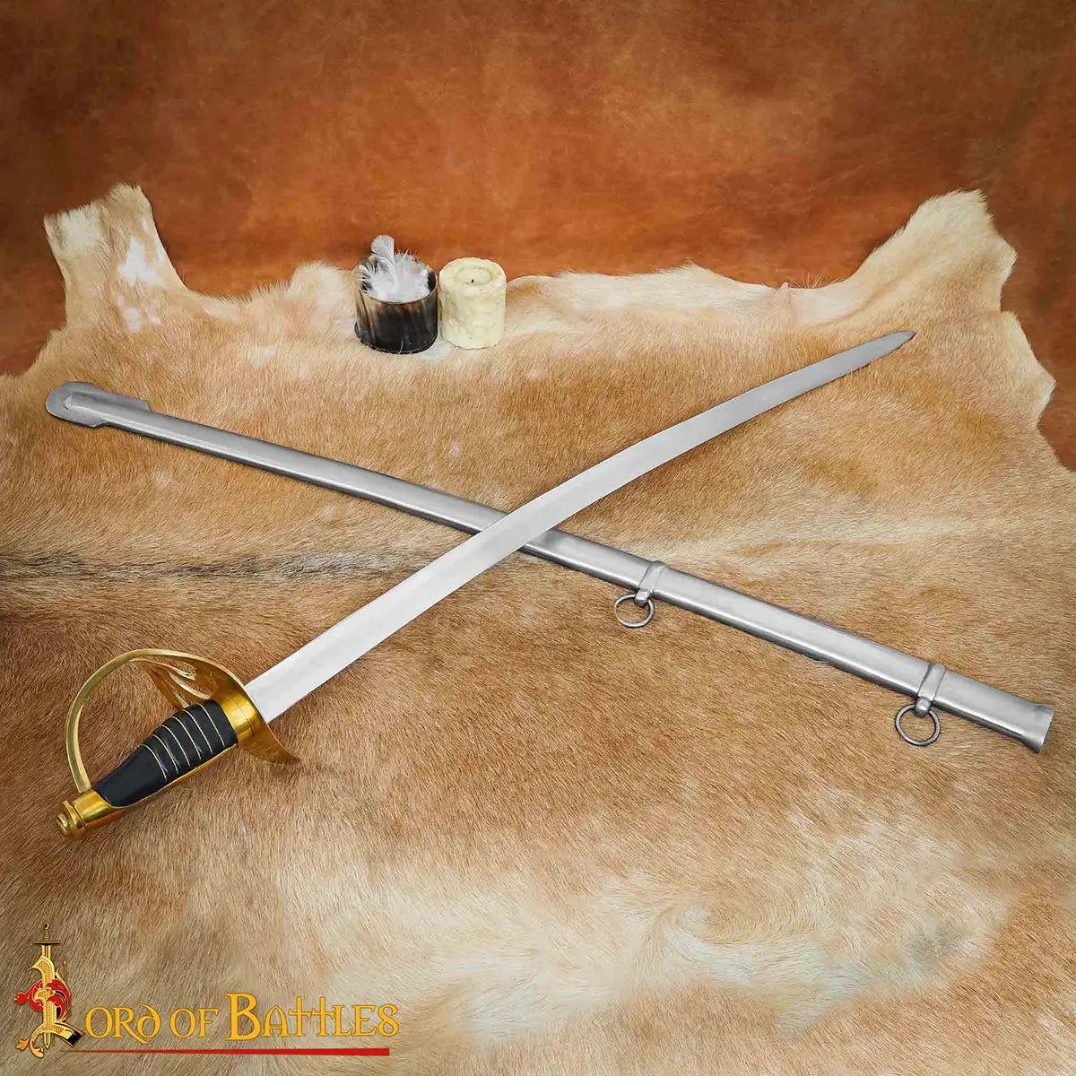 Sable de caballería estadounidense con vaina de acero - imagen 10