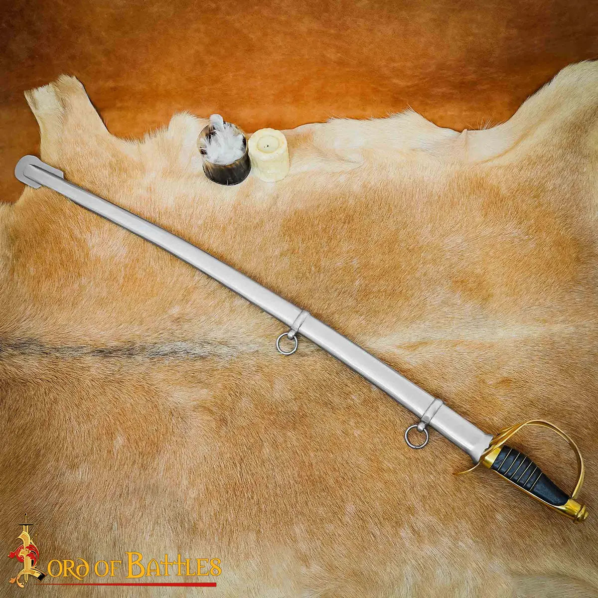 Sable de caballería estadounidense con vaina de acero - imagen 11