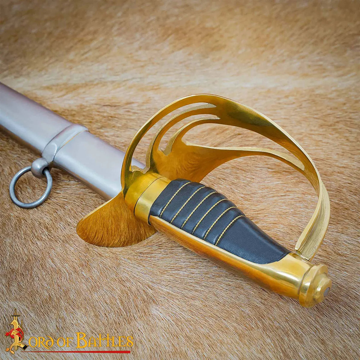 Sable de caballería estadounidense con vaina de acero - imagen 13